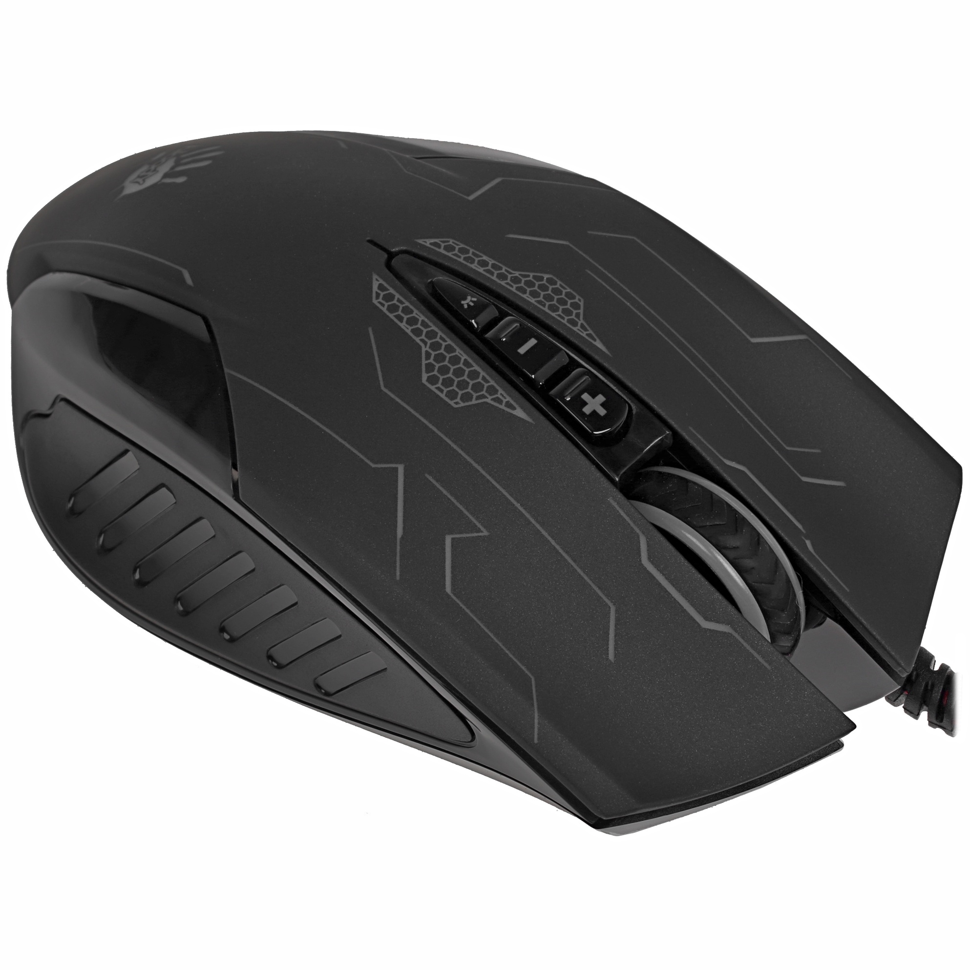 Мышь проводная A4Tech Bloody Q51 черный, 3200 dpi, USB, кнопки - 8