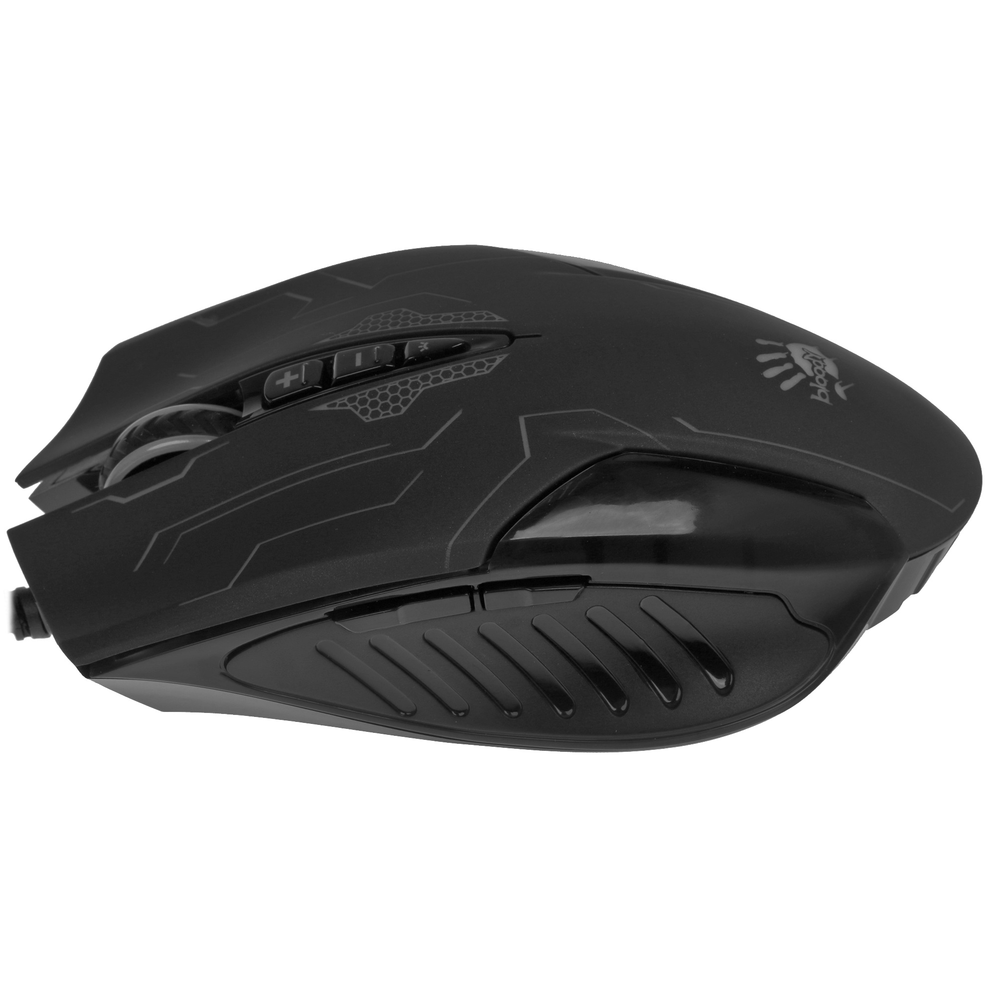 Мышь проводная A4Tech Bloody Q51 черный, 3200 dpi, USB, кнопки - 8