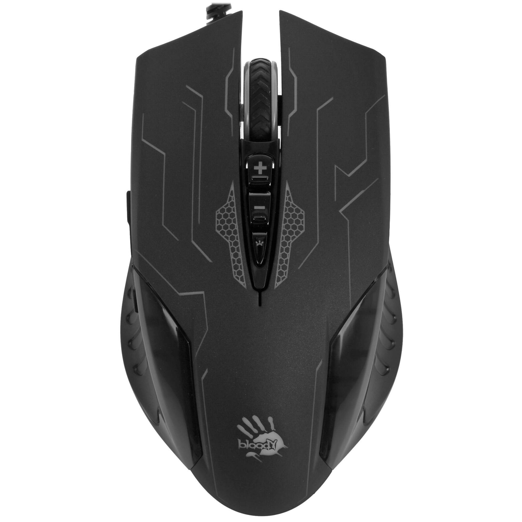 Мышь проводная A4Tech Bloody Q51 черный, 3200 dpi, USB, кнопки - 8