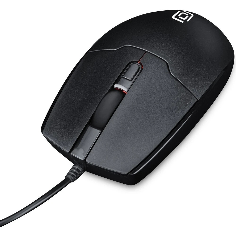 Мышь проводная Oklick 147M черный, 1600 dpi, PS/2, кнопки - 3
