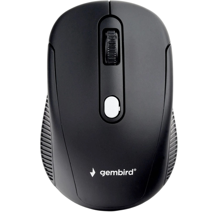 Мышь беспроводная Gembird MUSW-420 черный, 1600 dpi, радиоканал, USB, кнопки - 4