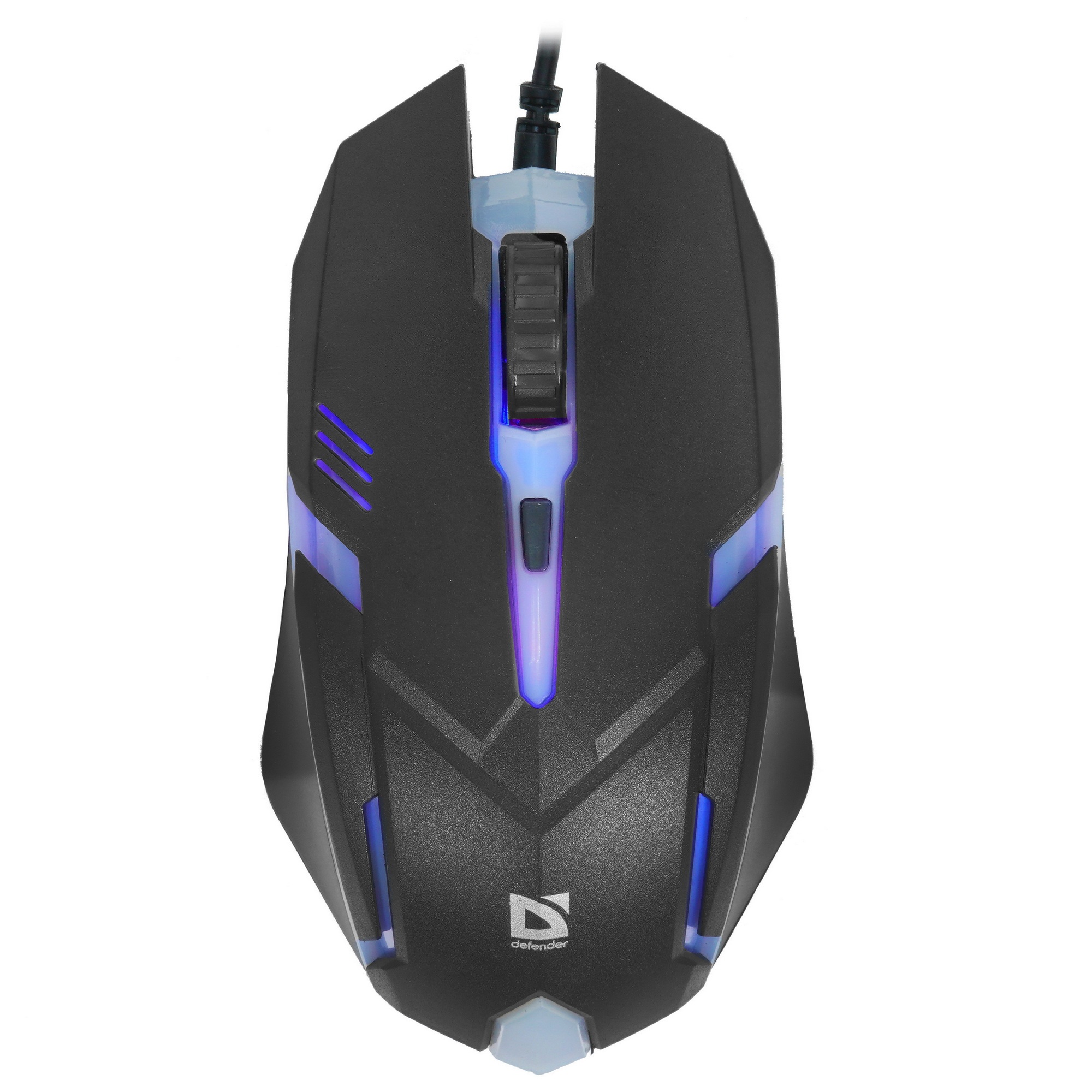 Мышь проводная Defender Cyber MB-560L черный, 1200 dpi, USB, кнопки - 3