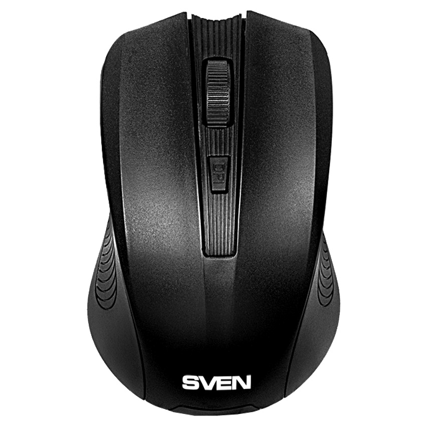 Мышь беспроводная SVEN RX-300 черный, 1000 dpi, радиоканал, USB, кнопки - 4