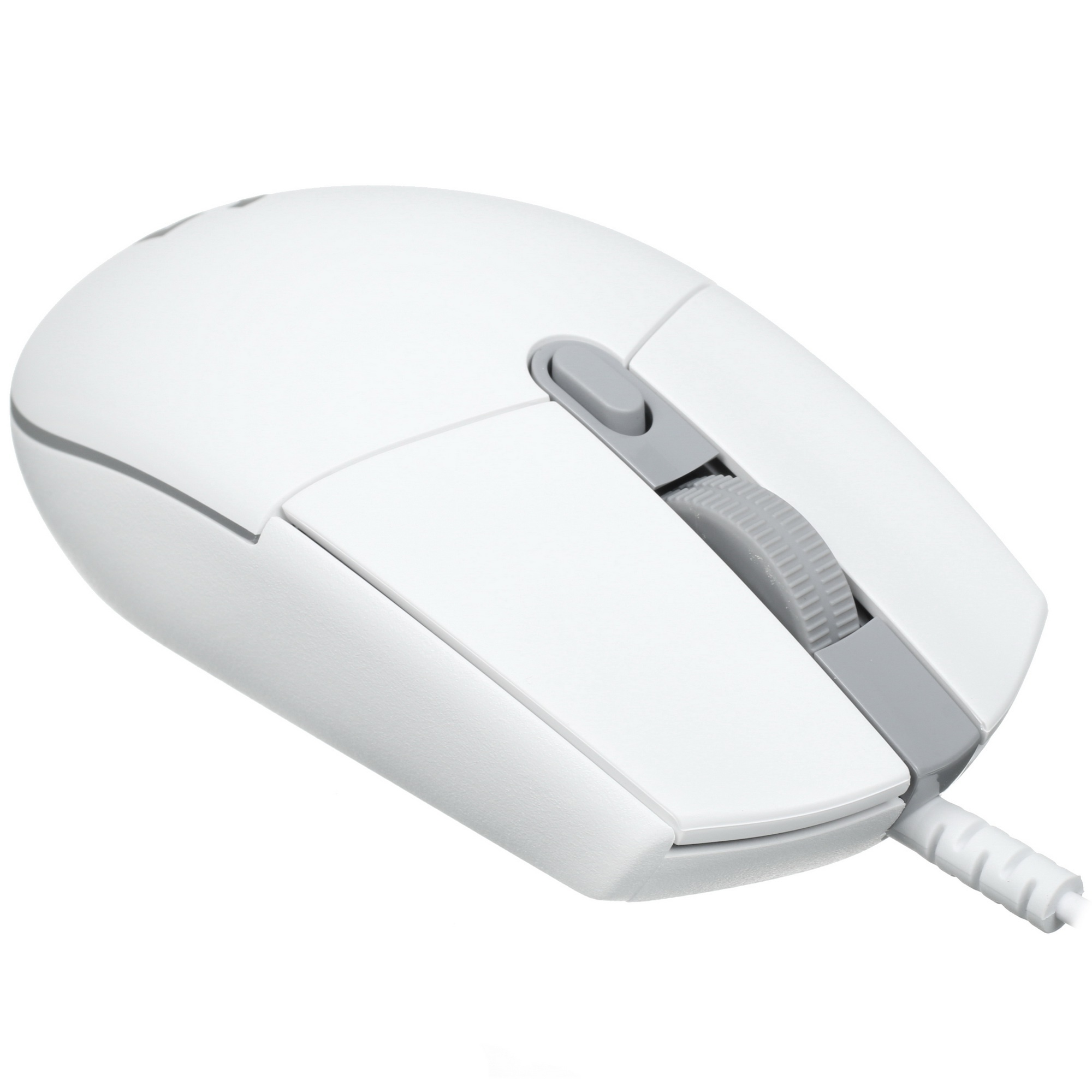 Мышь проводная Logitech G102 LIGHTSYNC белый, 8000 dpi, USB, кнопки - 6
