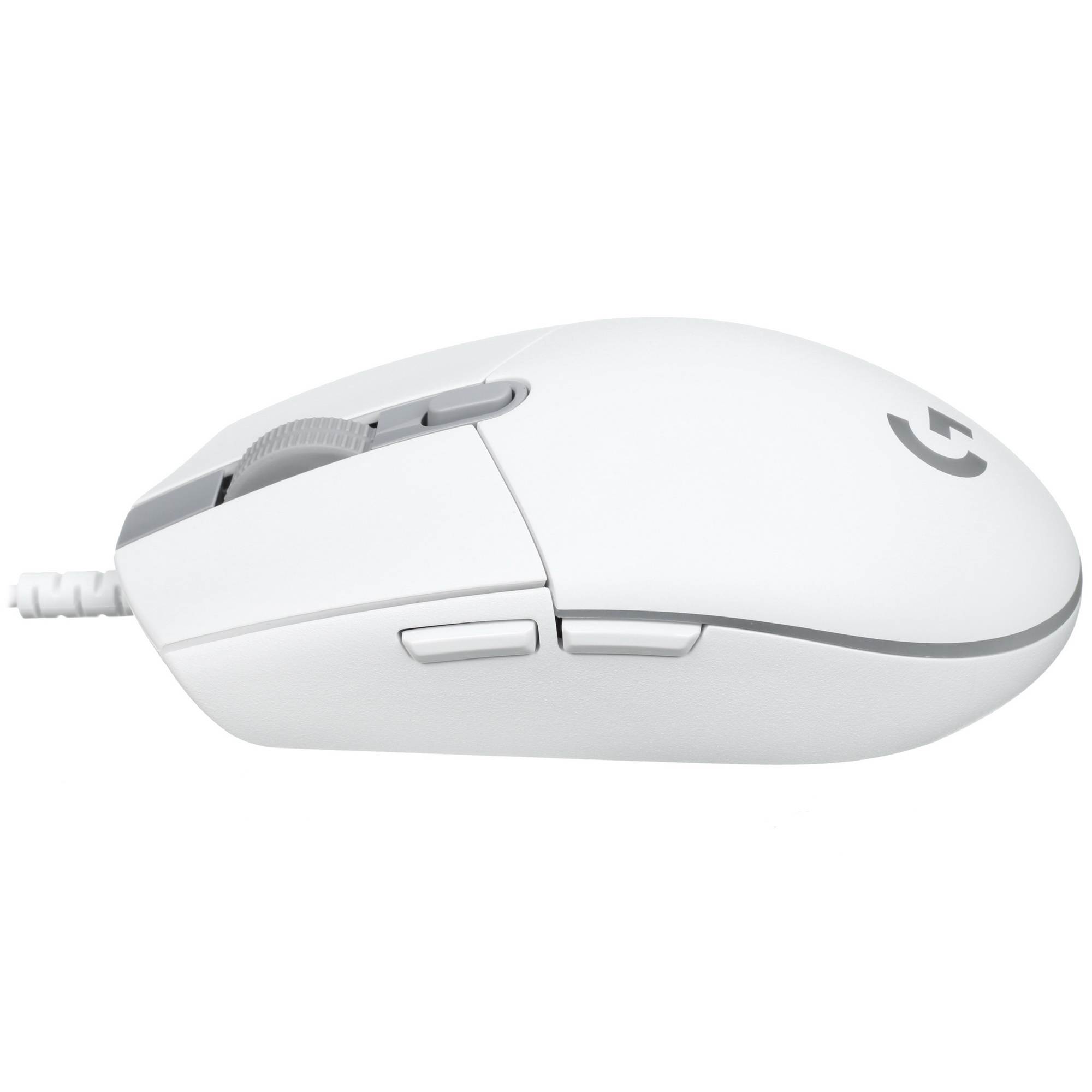 Мышь проводная Logitech G102 LIGHTSYNC белый, 8000 dpi, USB, кнопки - 6