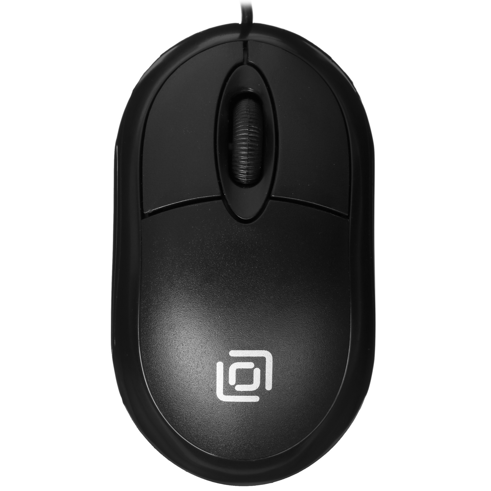 Мышь проводная Oklick 105S черный, 800 dpi, USB, кнопки - 3