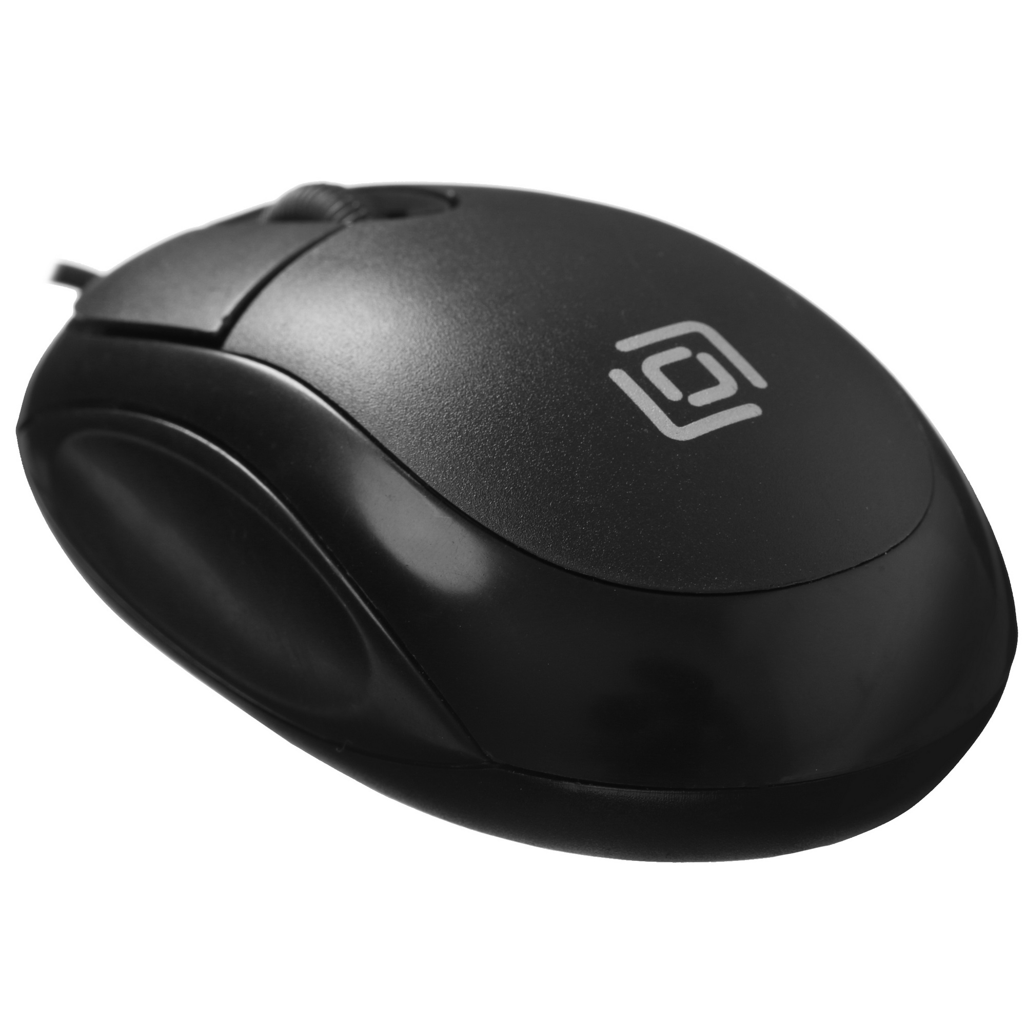 Мышь проводная Oklick 105S черный, 800 dpi, USB, кнопки - 3