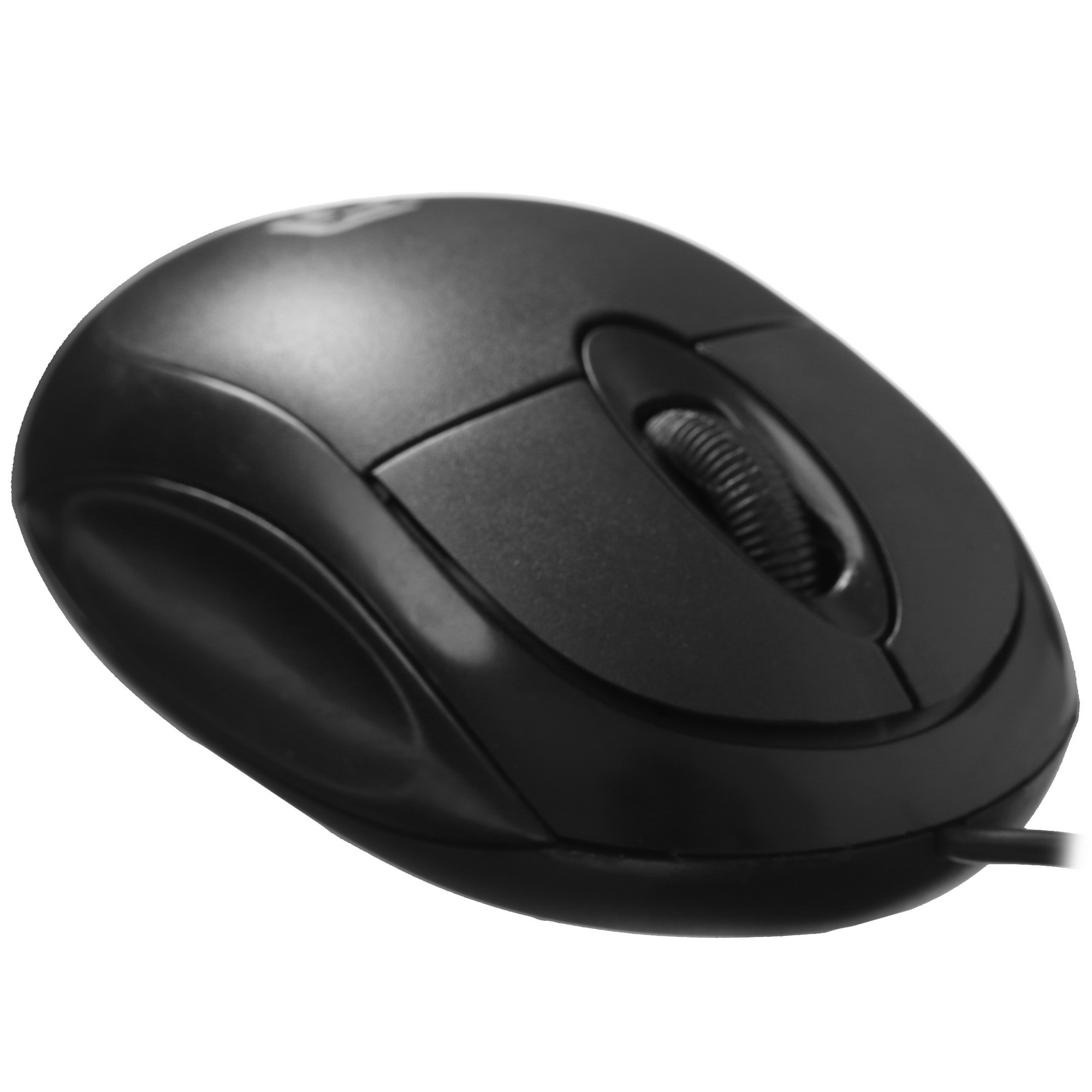 Мышь проводная Oklick 105S черный, 800 dpi, USB, кнопки - 3