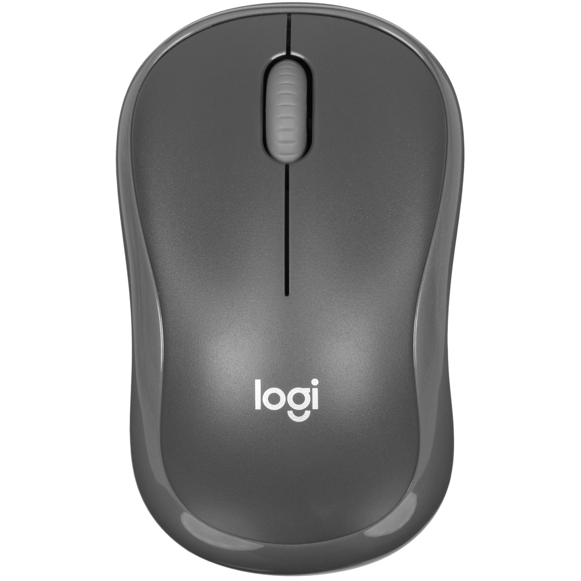 Мышь беспроводная Logitech M186 черный/серый, 1000 dpi, радиоканал, USB, кнопки - 3