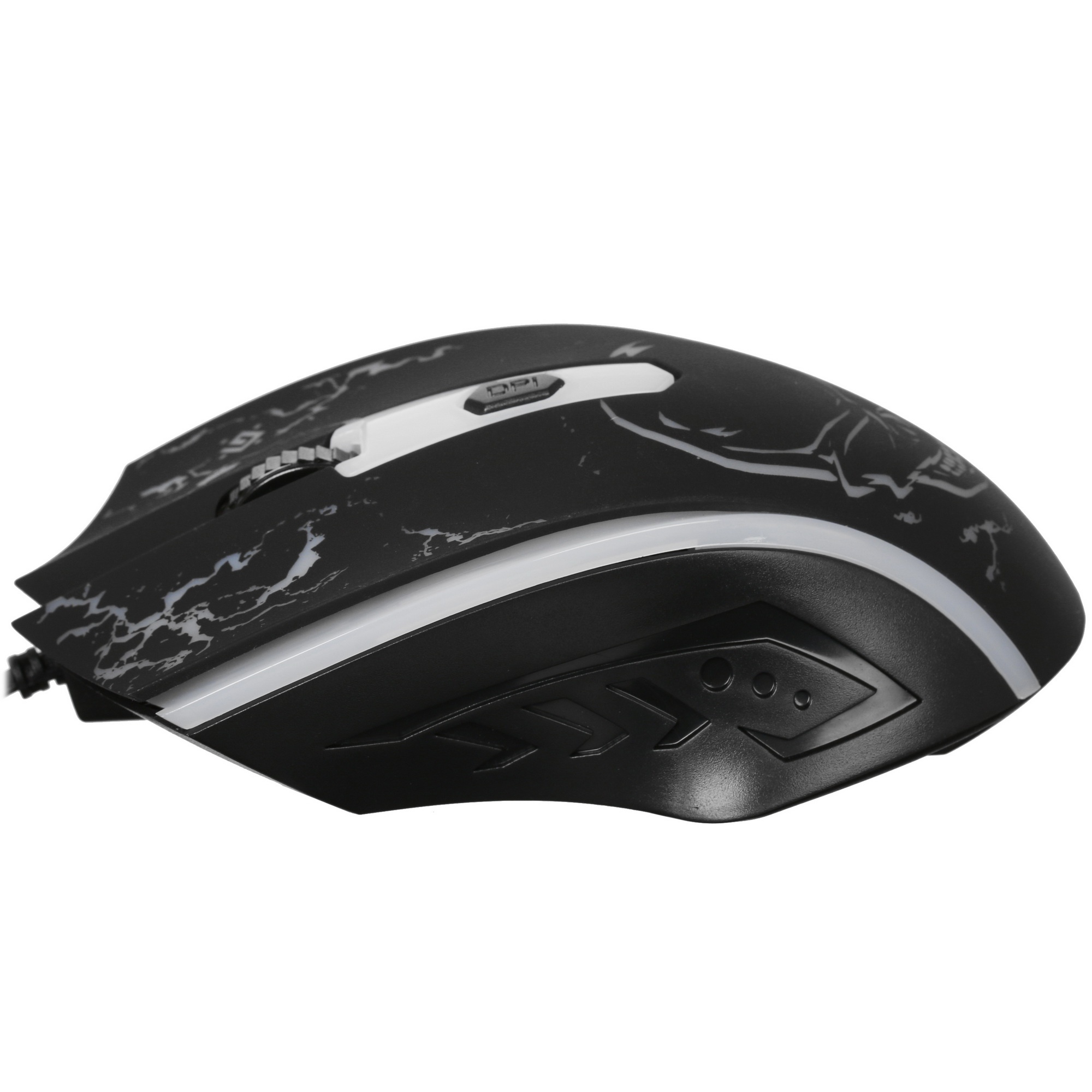 Мышь проводная Defender Overmatch GM-069 черный, 2400 dpi, USB, кнопки - 4