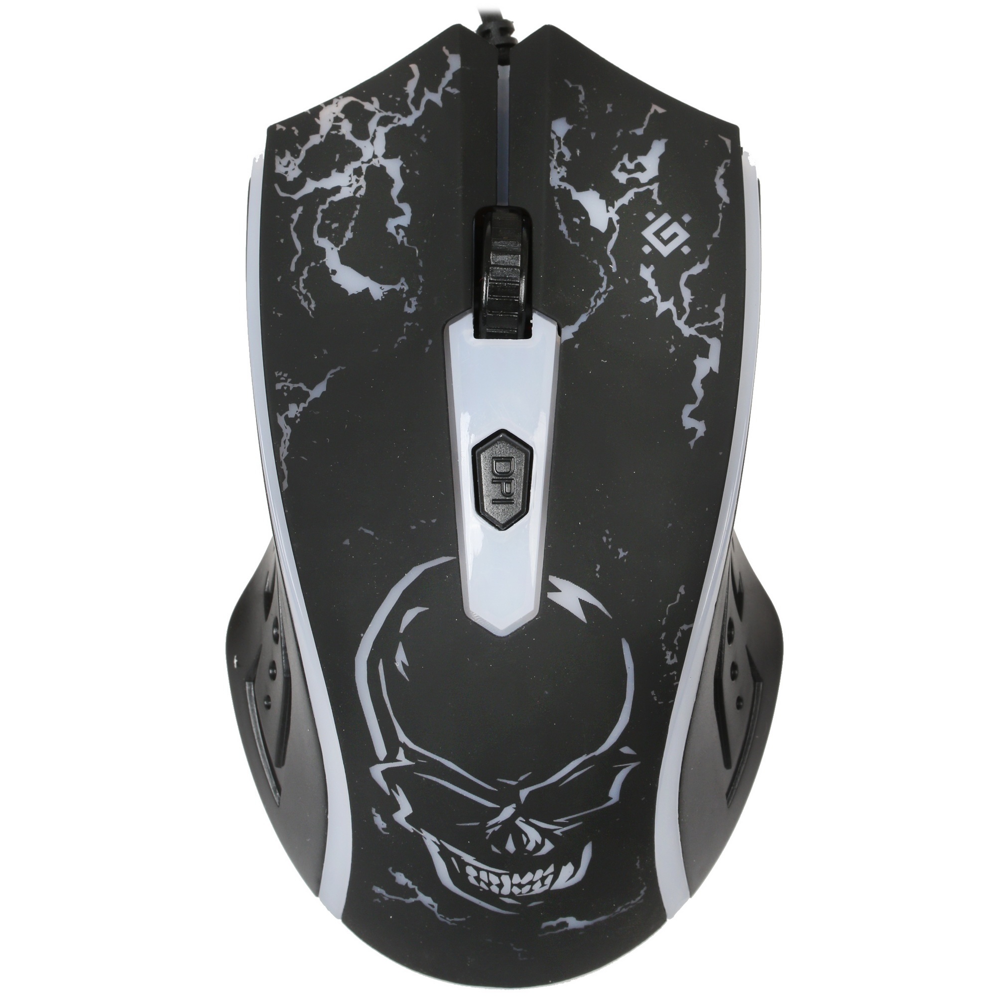 Мышь проводная Defender Overmatch GM-069 черный, 2400 dpi, USB, кнопки - 4