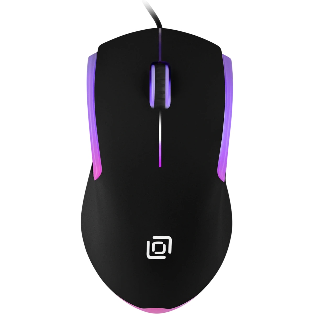 Мышь проводная Oklick 245M черный, 1000 dpi, USB, кнопки - 3