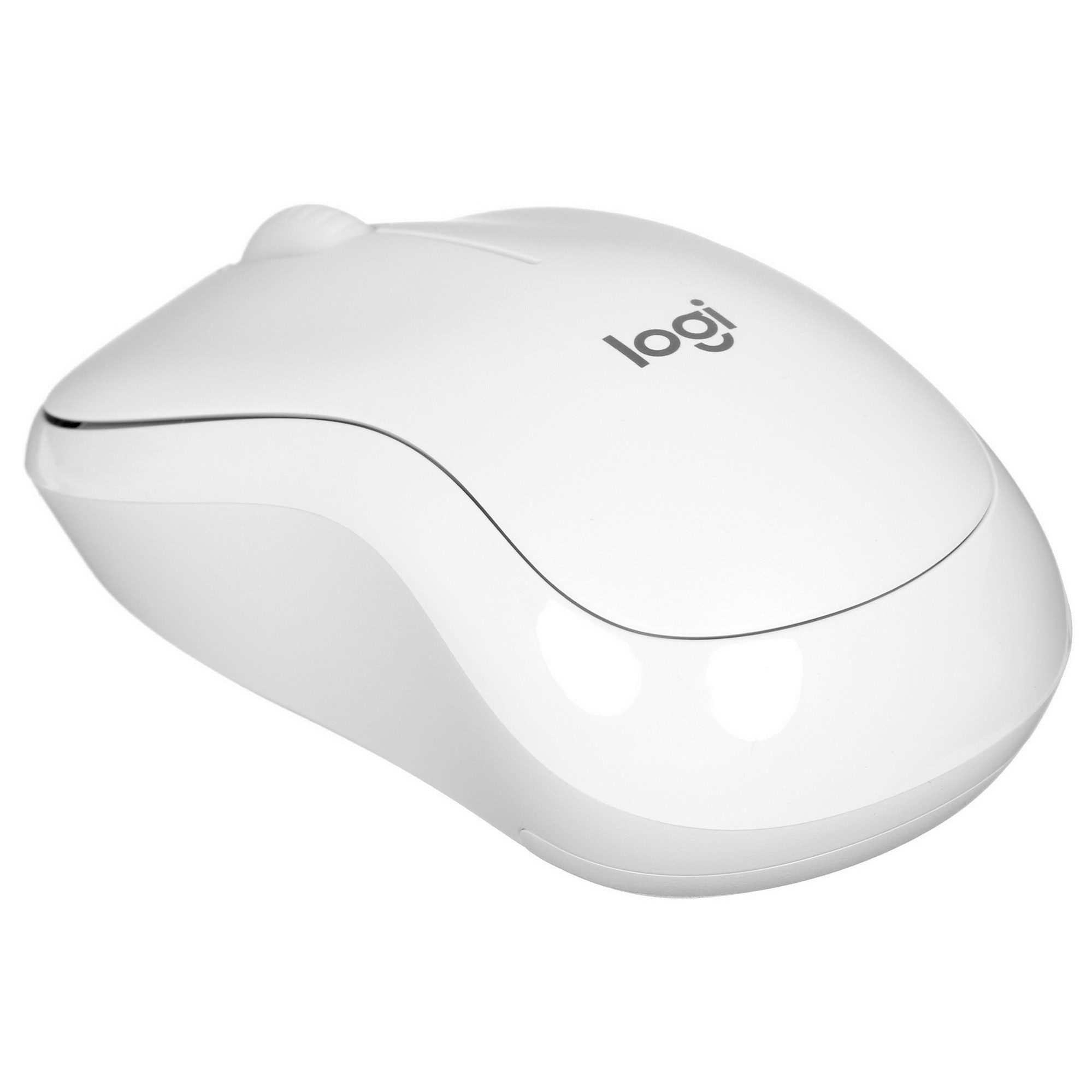 Мышь беспроводная Logitech M221 белый, 1000 dpi, радиоканал, USB, кнопки - 3