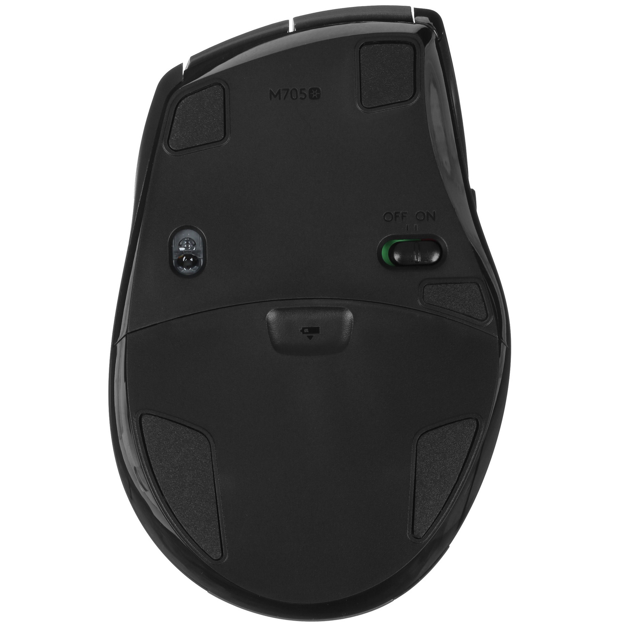 Мышь беспроводная Logitech M705 черный, 1000 dpi, радиоканал, USB, кнопки - 7