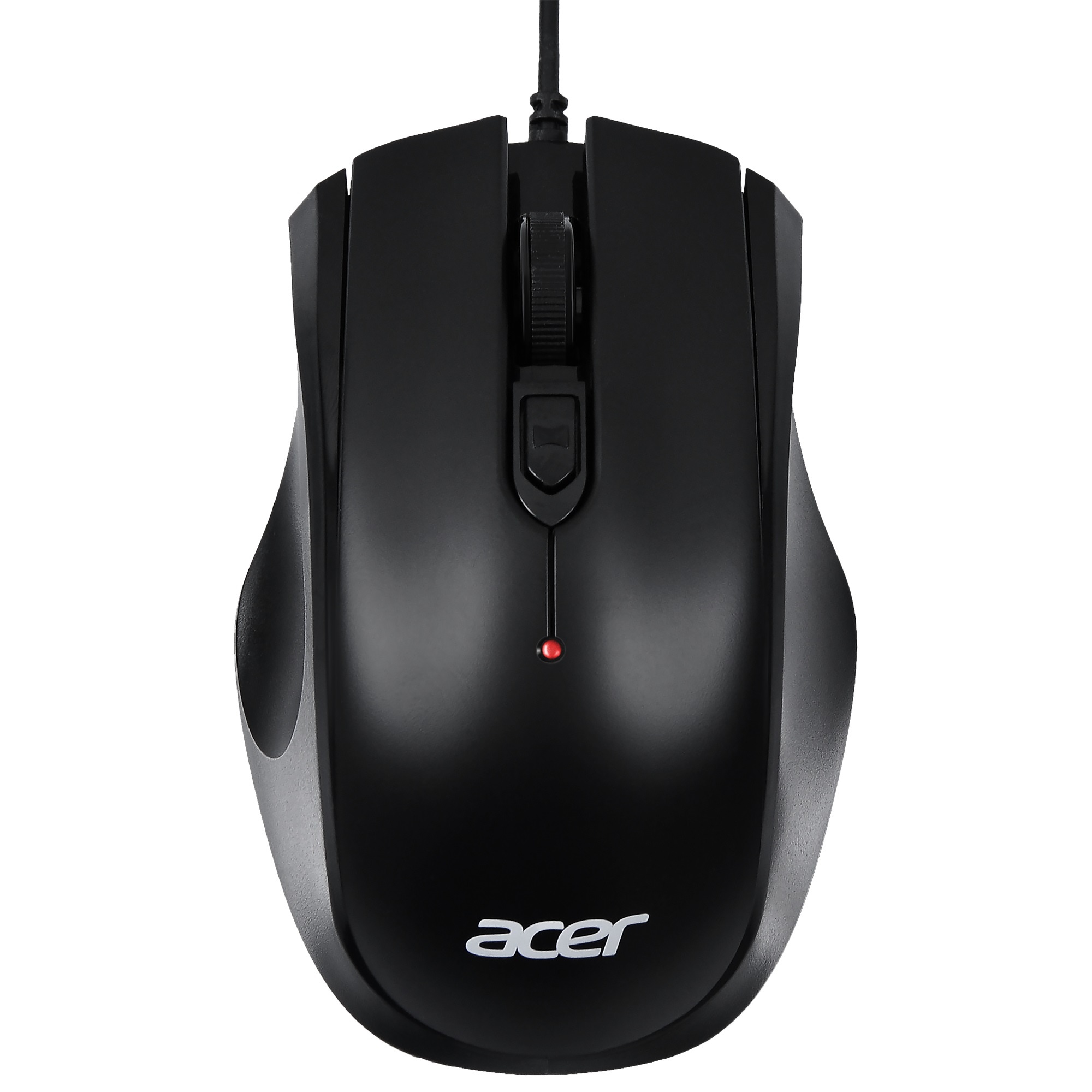Мышь проводная Acer OMW020 черный, 1600 dpi, USB, кнопки - 4