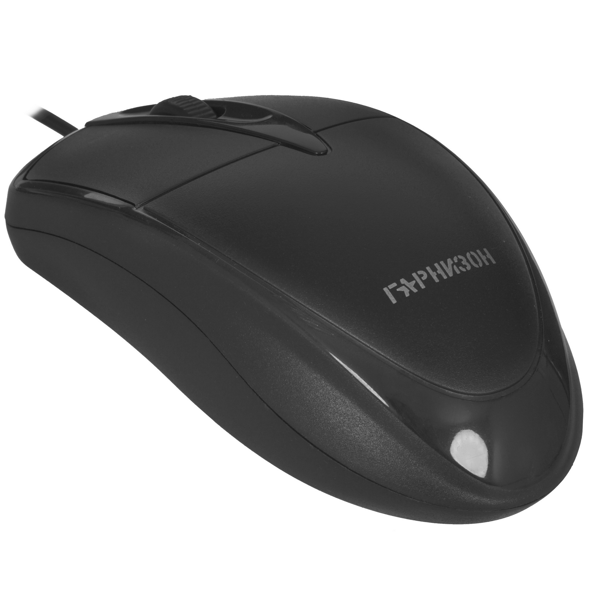 Мышь проводная Гарнизон GM-225XL черный, 1000 dpi, USB, кнопки - 3