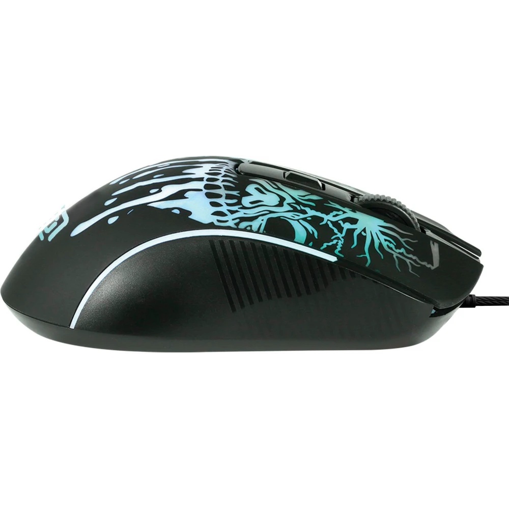 Мышь проводная Oklick 702G черный, 3600 dpi, USB, кнопки - 4