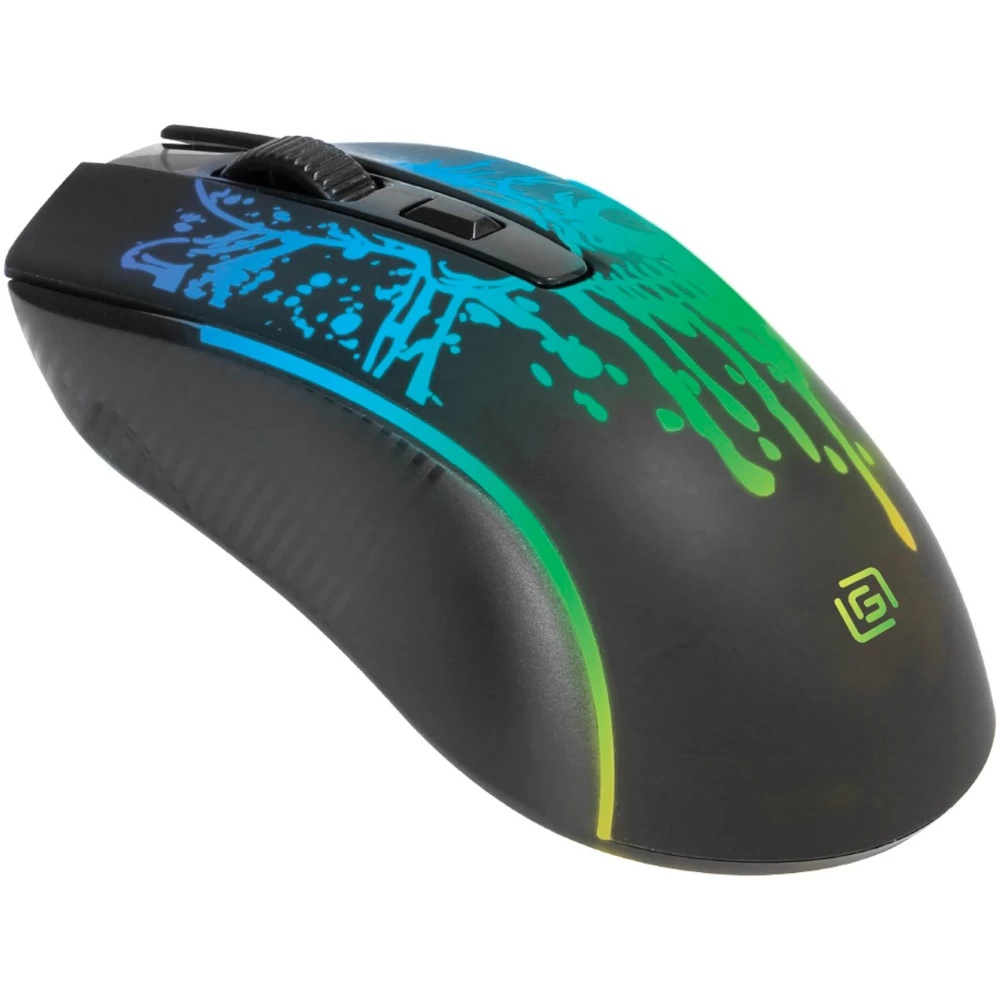 Мышь проводная Oklick 702G черный, 3600 dpi, USB, кнопки - 4