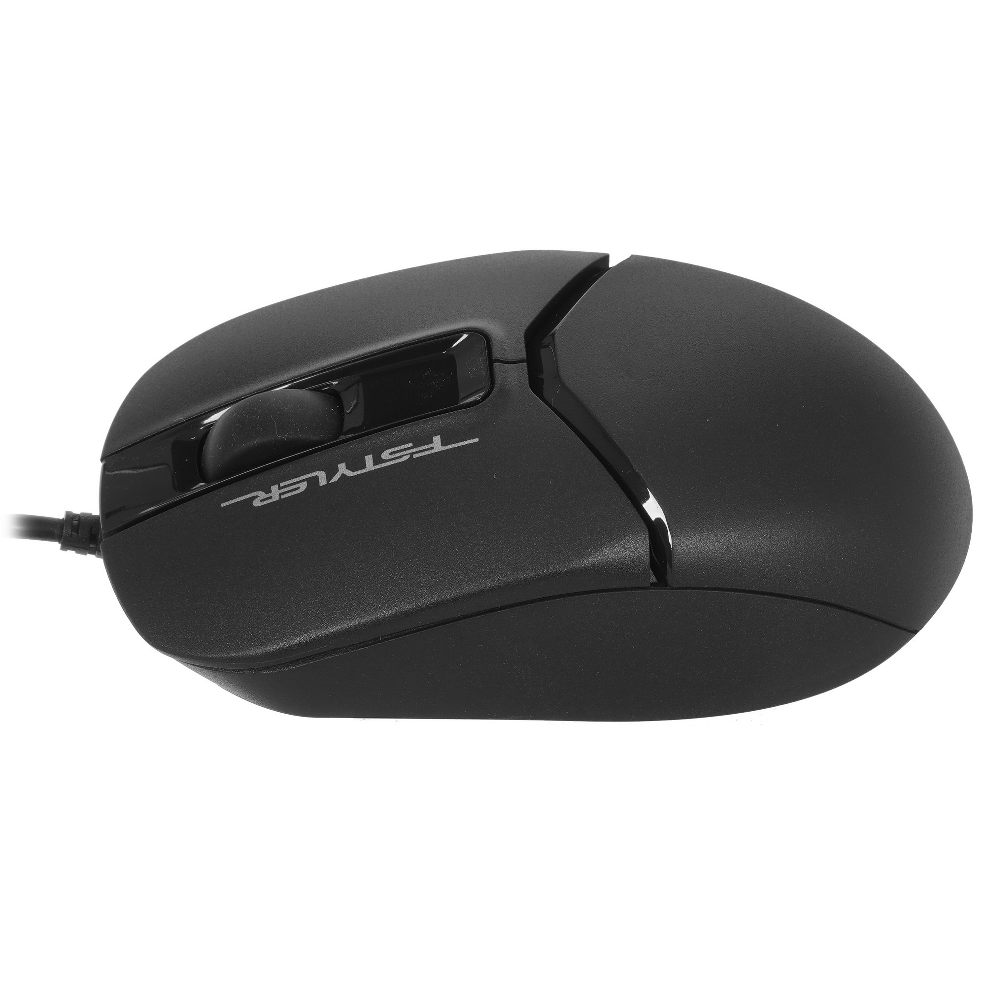 Мышь проводная A4Tech Fstyler FM12S черный, 1200 dpi, USB, кнопки - 3