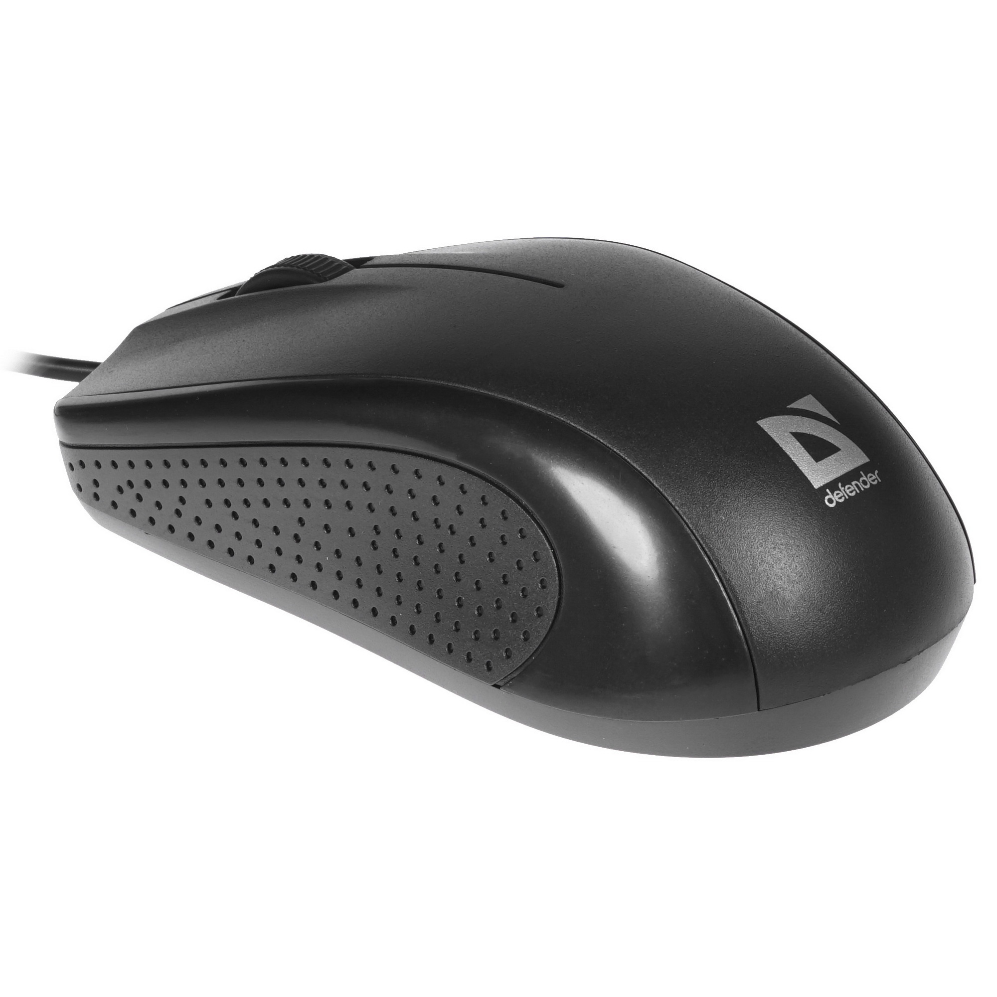 Мышь проводная Defender Optimum MB-160 черный, 1000 dpi, USB, кнопки - 3