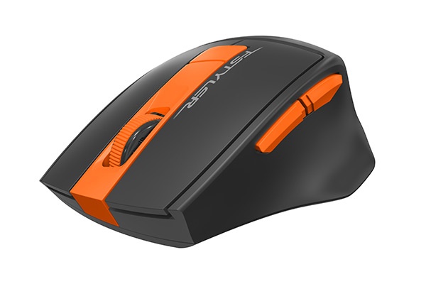 Мышь беспроводная A4Tech Fstyler FG30S серый/оранжевый, 2000 dpi, радиоканал, USB, кнопки - 6