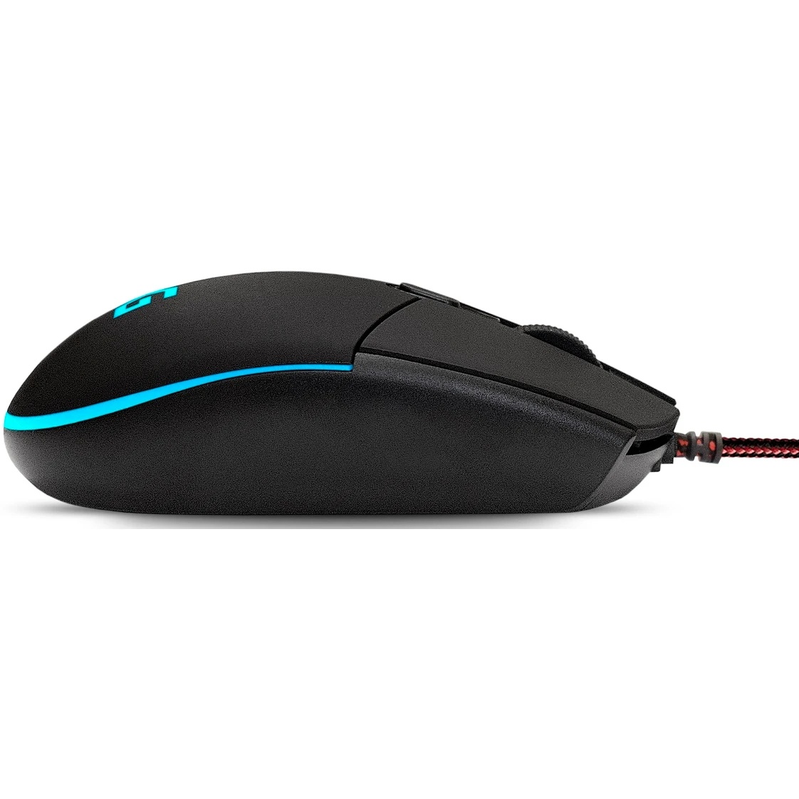 Мышь проводная ExeGate SL-9066 черный, 2400 dpi, USB, кнопки - 6