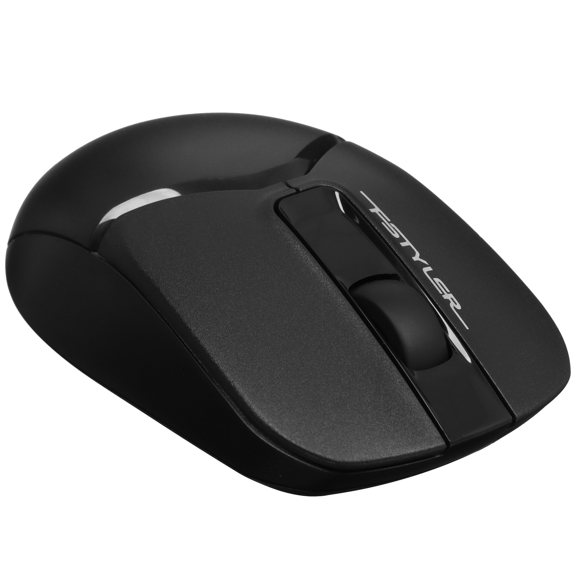 Мышь беспроводная A4Tech Fstyler FG12S черный, 1200 dpi, радиоканал, USB, кнопки - 3