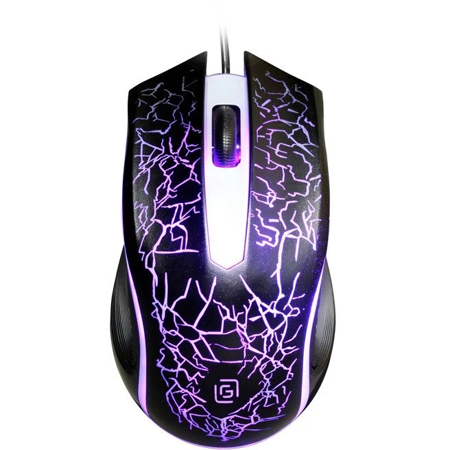 Мышь проводная Oklick 395M SHADOW черный, 1500 dpi, USB, кнопки - 3