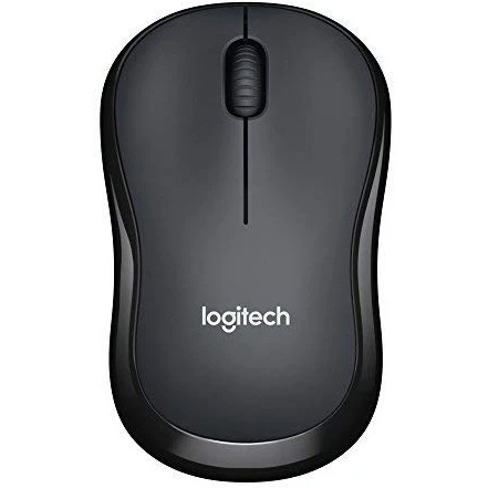 Мышь беспроводная Logitech B175 черный/серый, 1000 dpi, радиоканал, USB, кнопки - 3