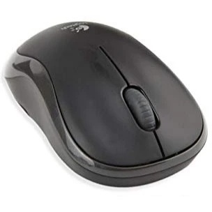Мышь беспроводная Logitech B175 черный/серый, 1000 dpi, радиоканал, USB, кнопки - 3