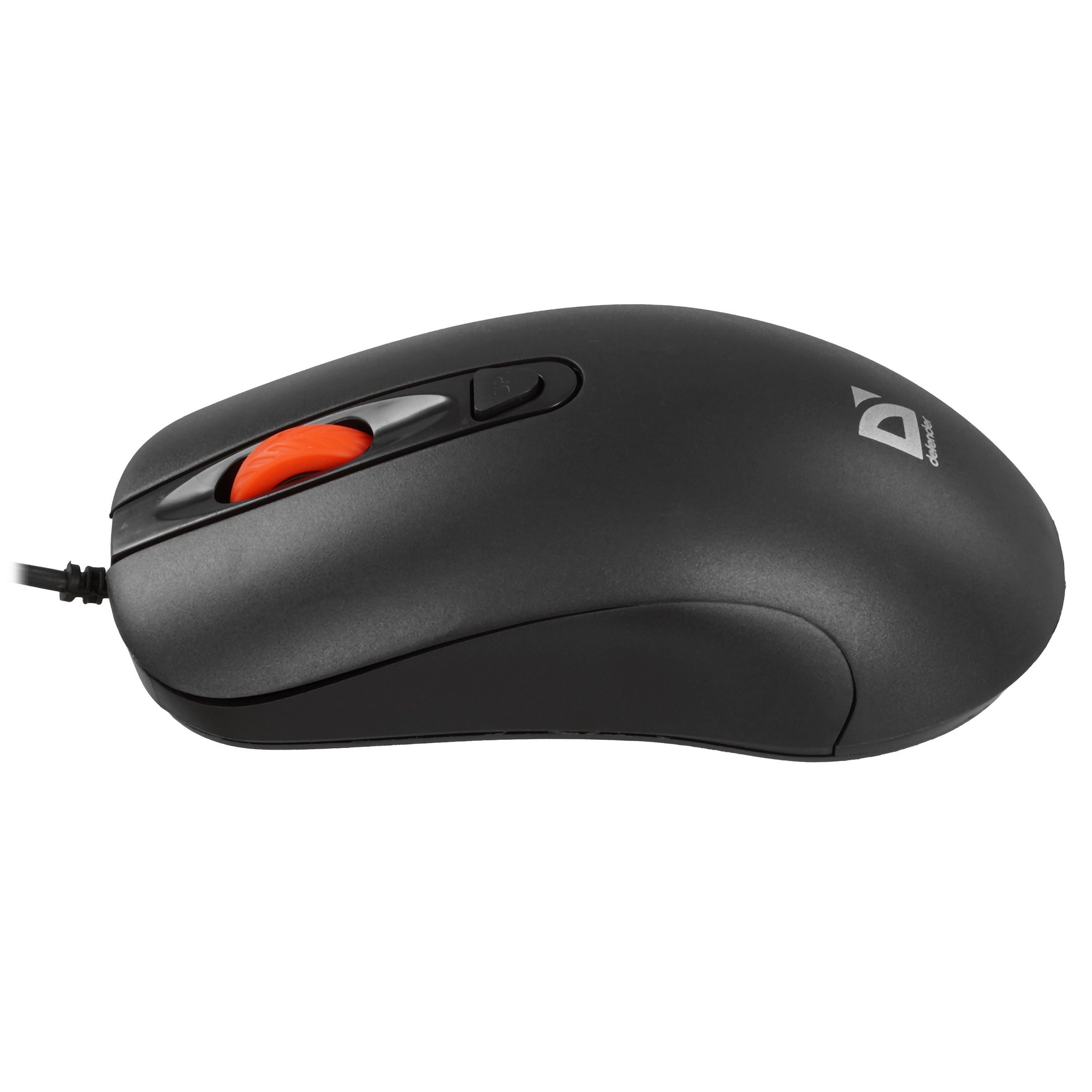 Мышь проводная Defender Omega MB-522 черный, 1600 dpi, USB, кнопки - 4