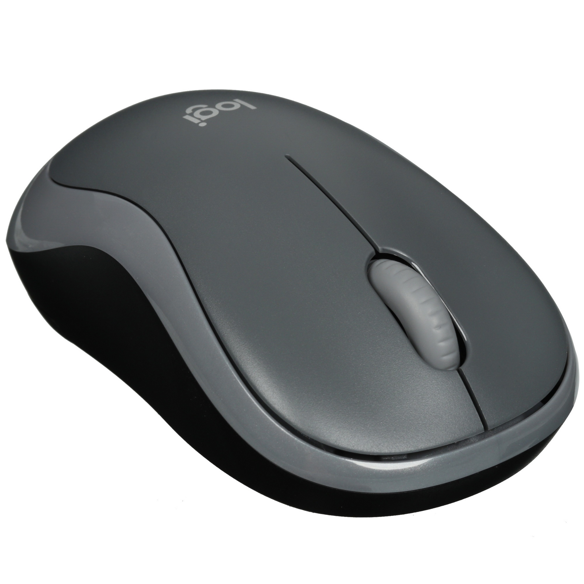 Мышь беспроводная Logitech M185 серый/черный, 1000 dpi, радиоканал, USB, кнопки - 3
