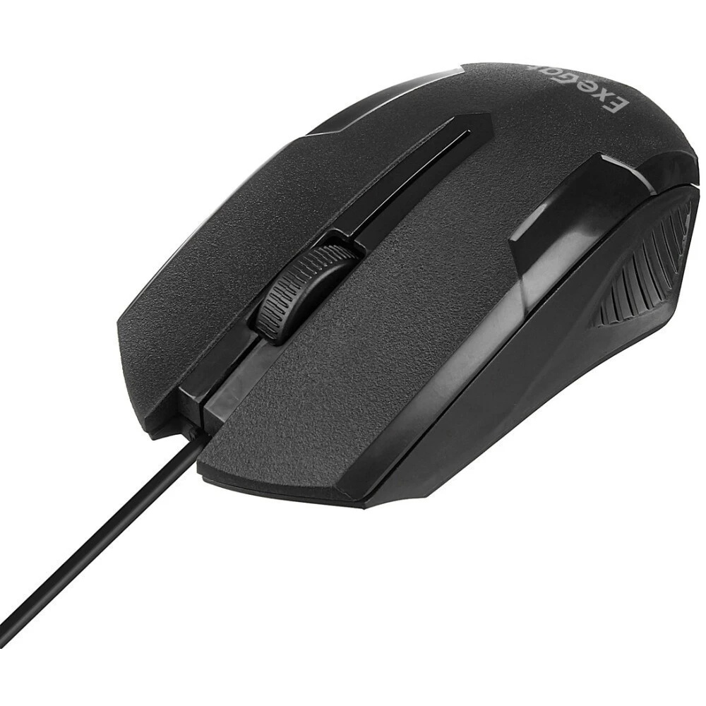 Мышь проводная ExeGate SH-9025S черный, 1000 dpi, USB, кнопки - 3