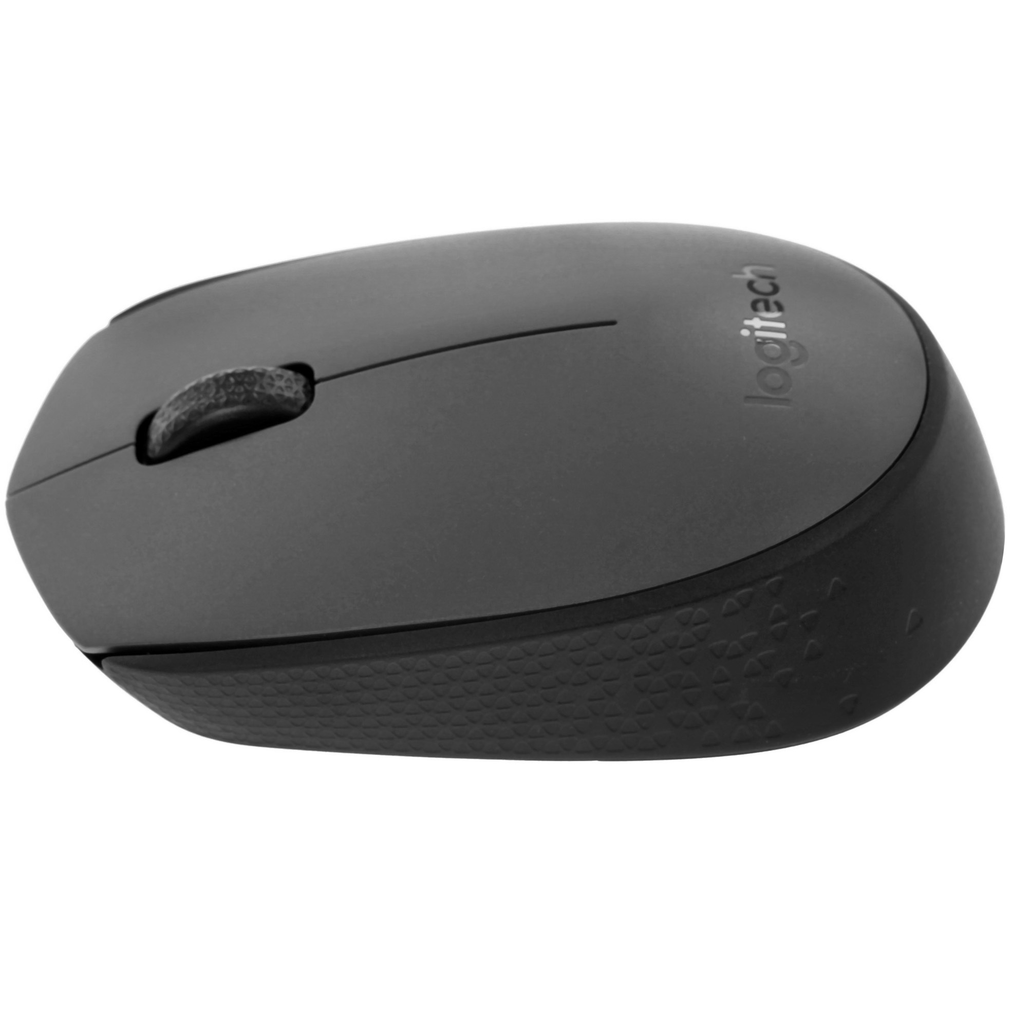 Мышь беспроводная Logitech M170 черный/темно-серый, 1000 dpi, радиоканал, USB, кнопки - 3