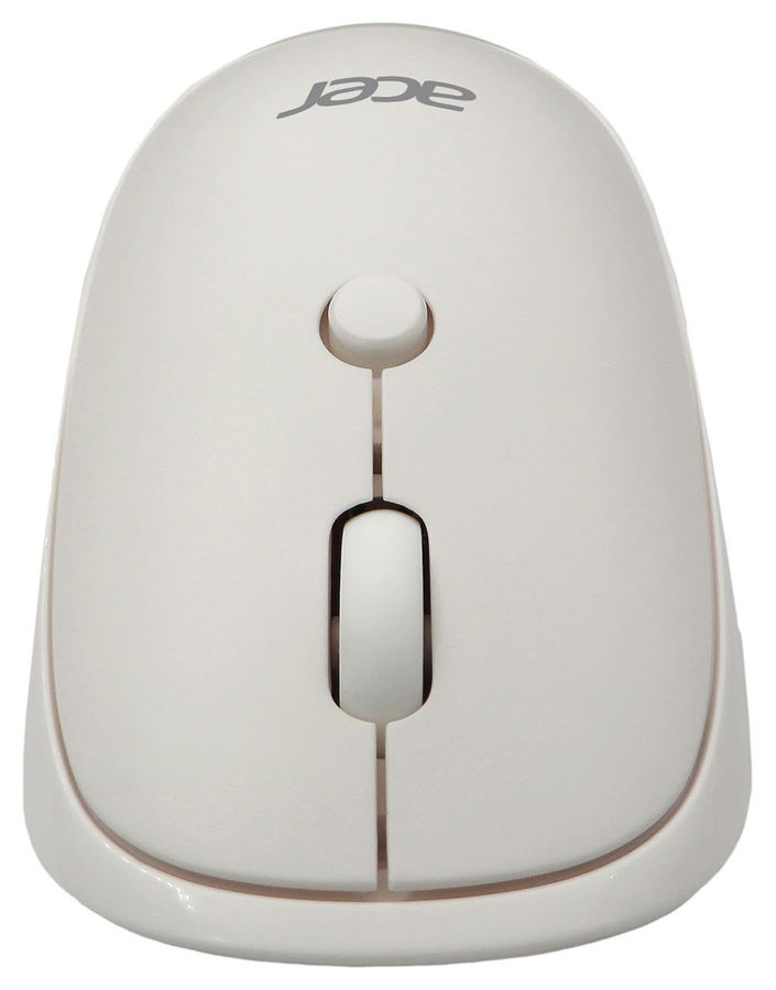 Мышь беспроводная Acer OMR138 белый, 1600 dpi, радиоканал, USB, кнопки - 4