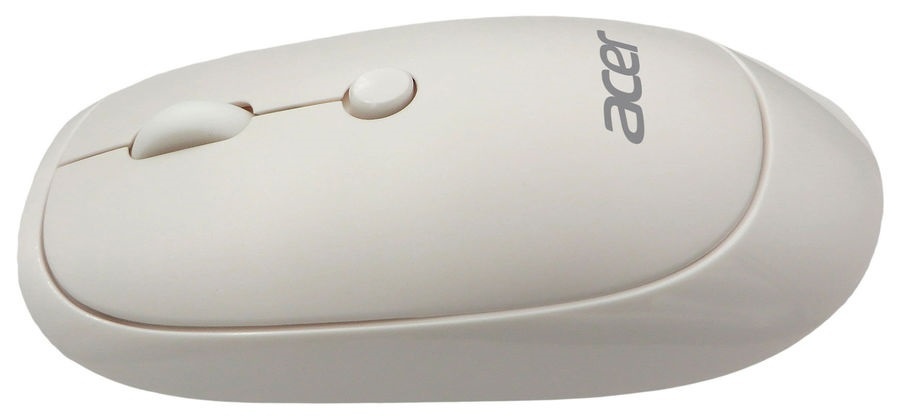 Мышь беспроводная Acer OMR138 белый, 1600 dpi, радиоканал, USB, кнопки - 4