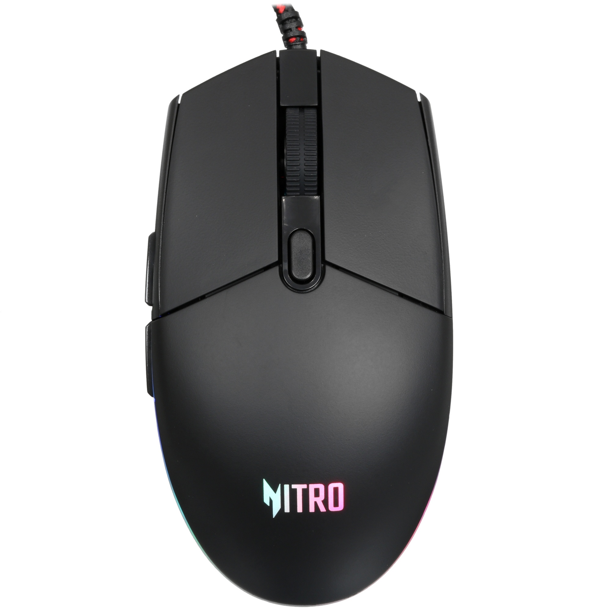 Мышь проводная Acer Nitro OMW400 черный, 6400 dpi, USB, кнопки - 6