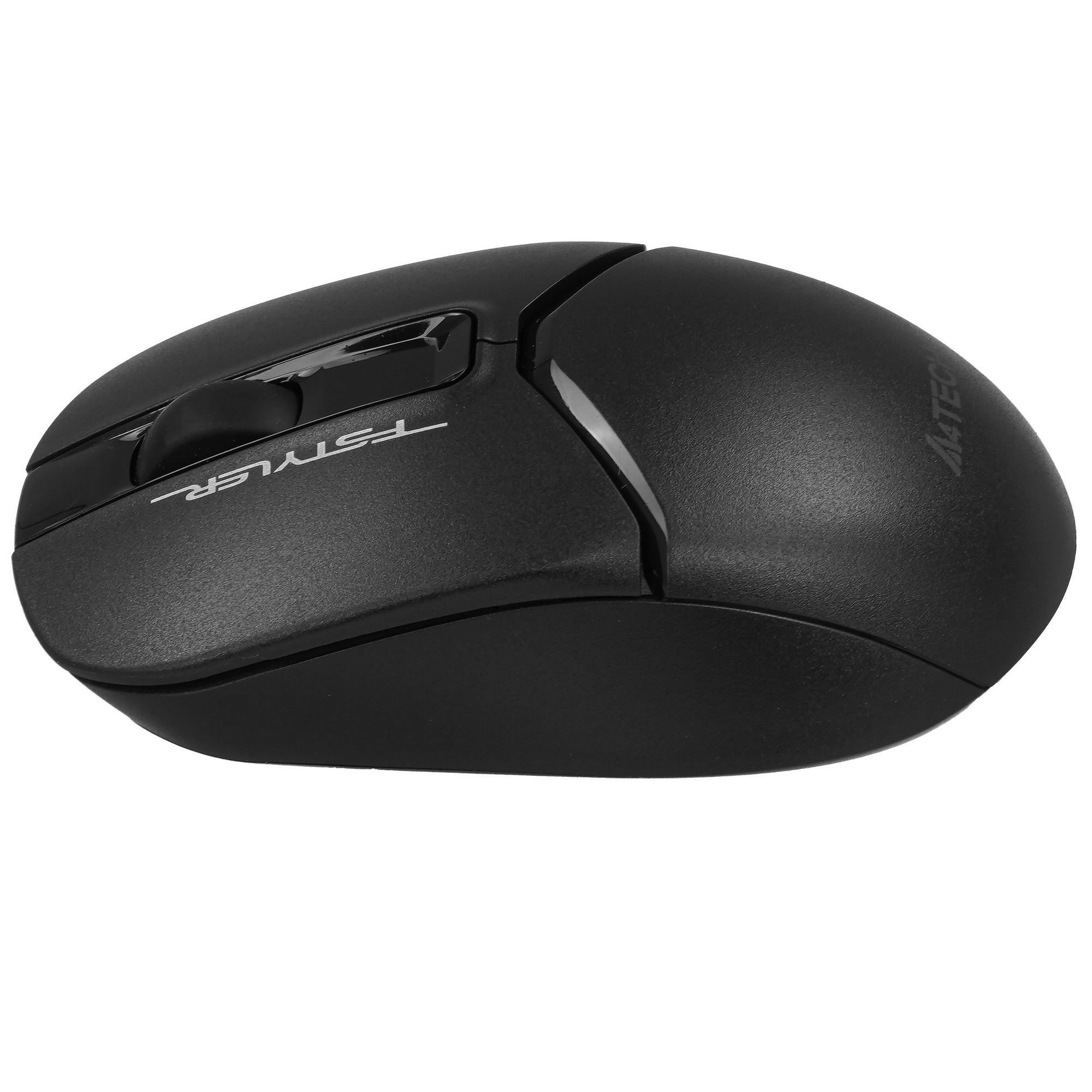 Мышь беспроводная A4Tech Fstyler FG12 черный, 1200 dpi, радиоканал, USB, кнопки - 3