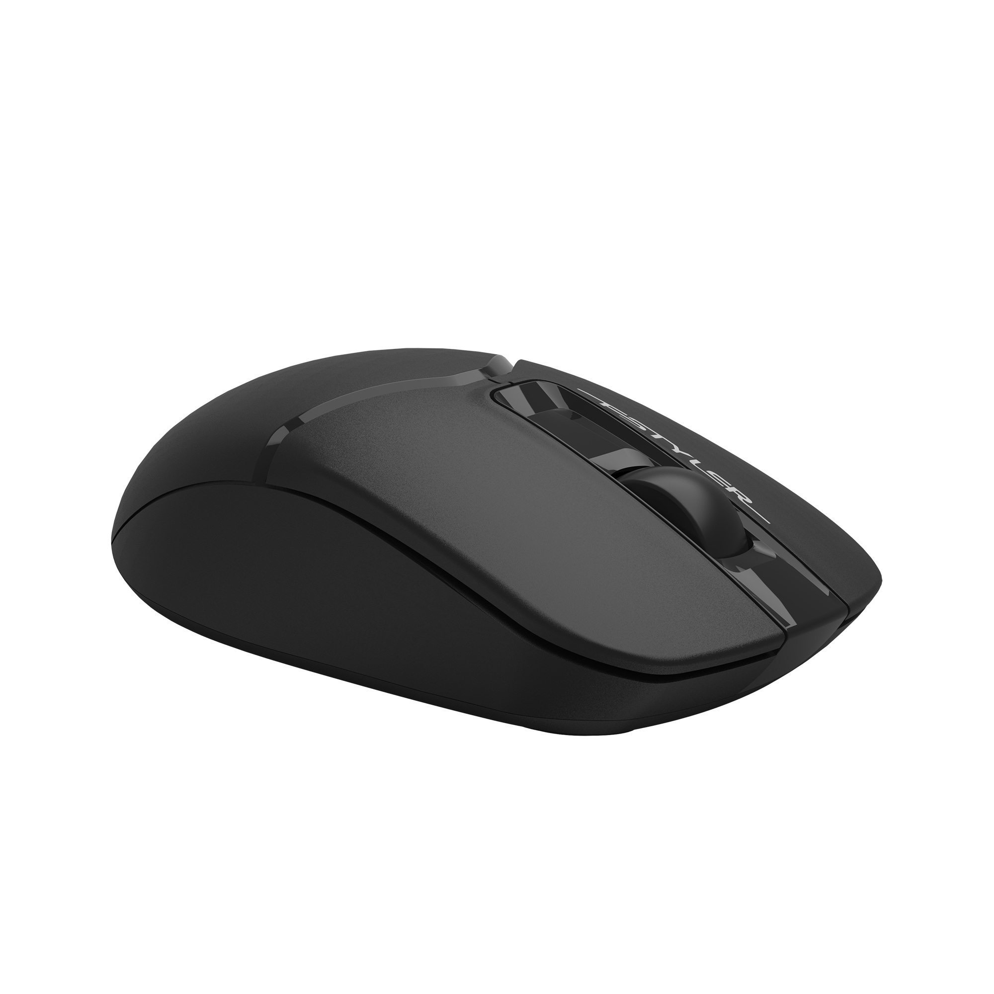 Мышь беспроводная A4Tech Fstyler FB12 черный, 1200 dpi, радиоканал, Bluetooth, USB, кнопки - 3