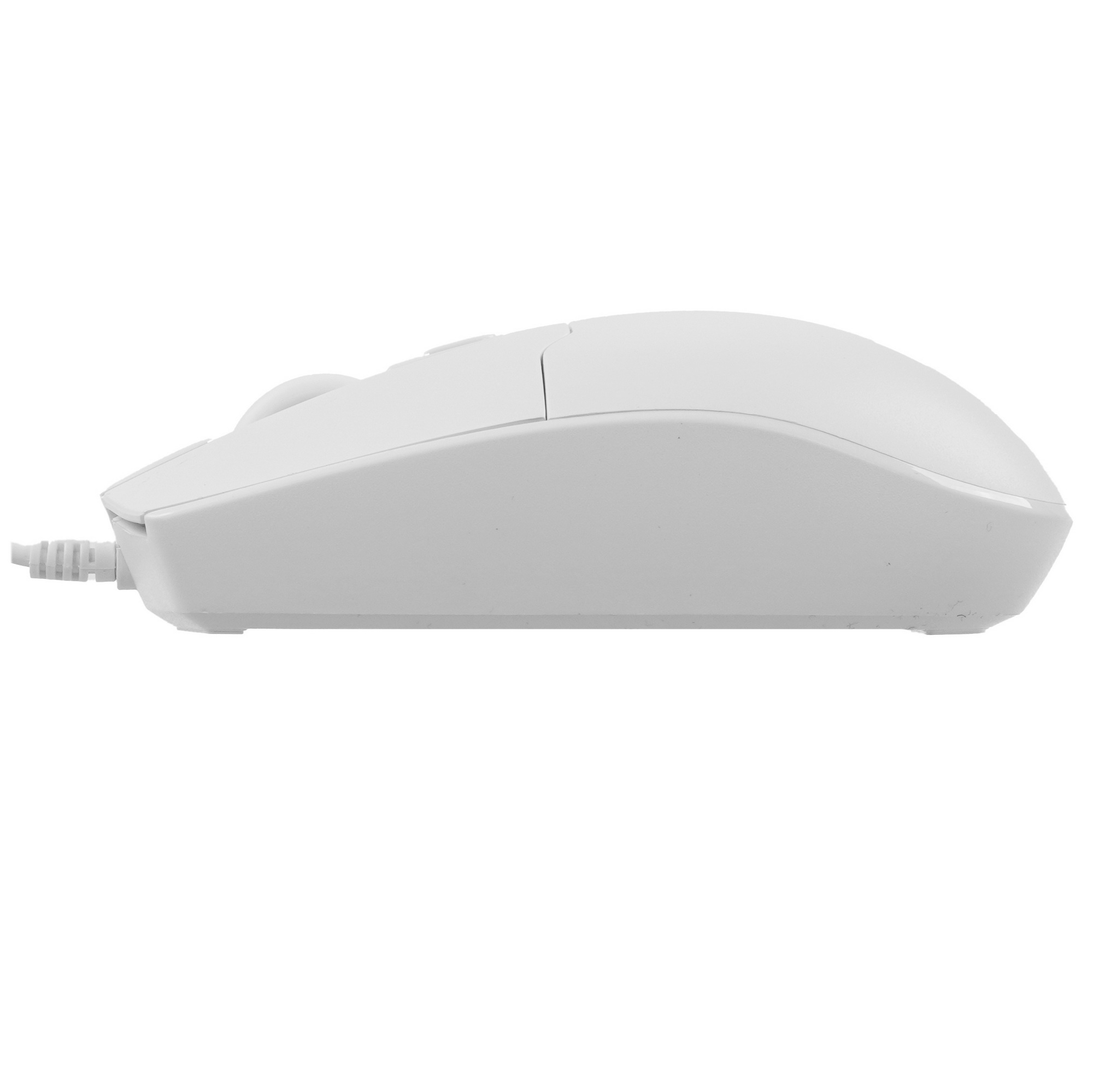 Мышь проводная Oklick 147M белый, 2000 dpi, USB, кнопки - 4