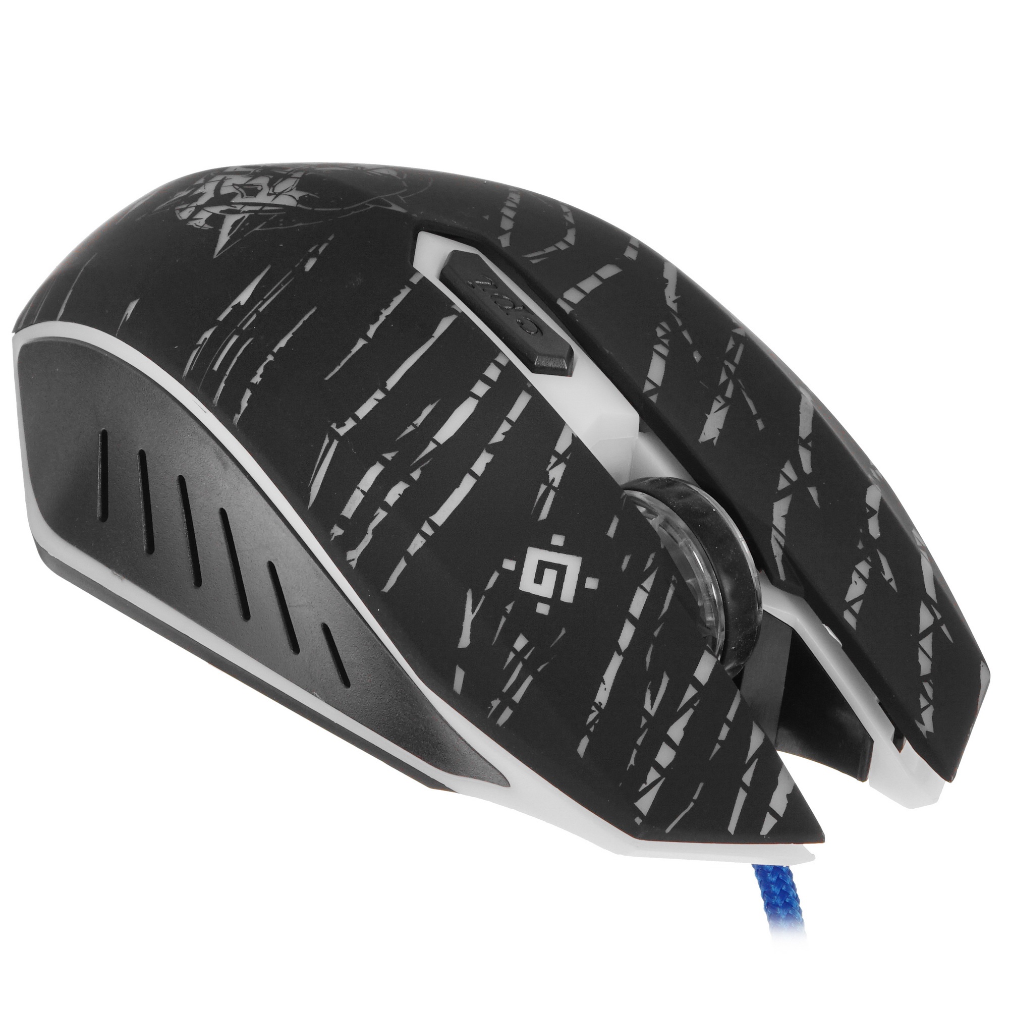 Мышь проводная Defender Dark Agent GM-590L черный, 12800 dpi, USB, кнопки - 6