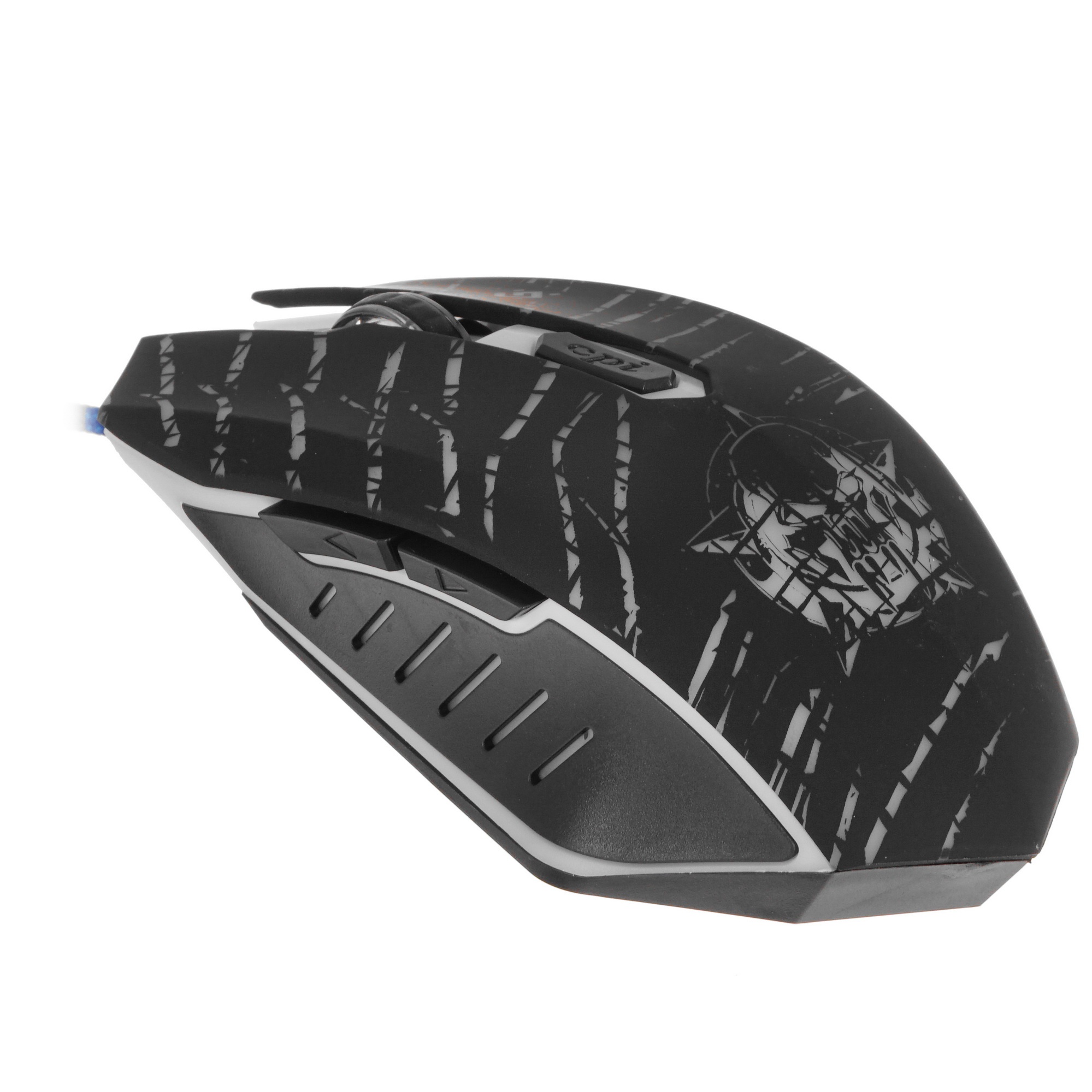 Мышь проводная Defender Dark Agent GM-590L черный, 12800 dpi, USB, кнопки - 6