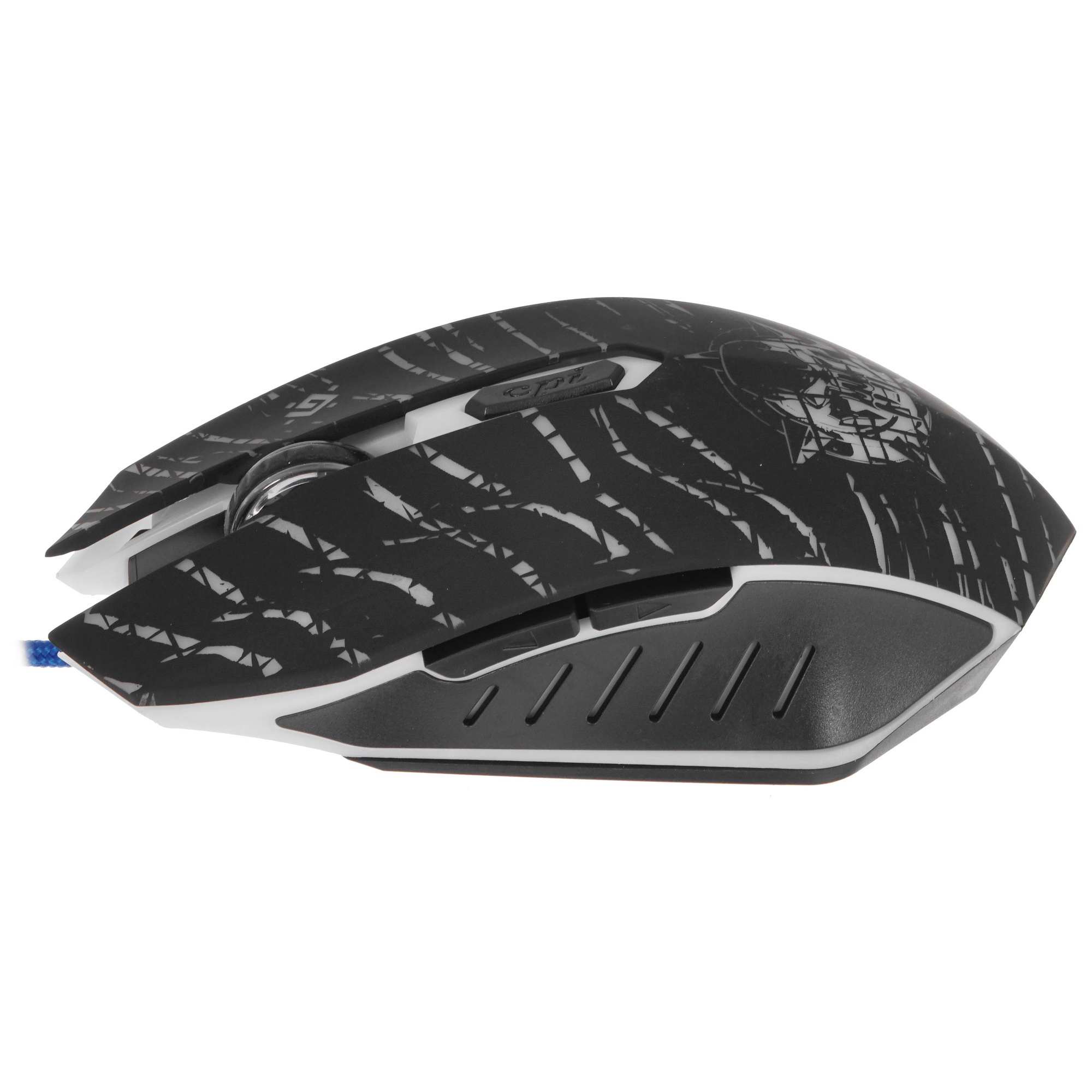 Мышь проводная Defender Dark Agent GM-590L черный, 12800 dpi, USB, кнопки - 6