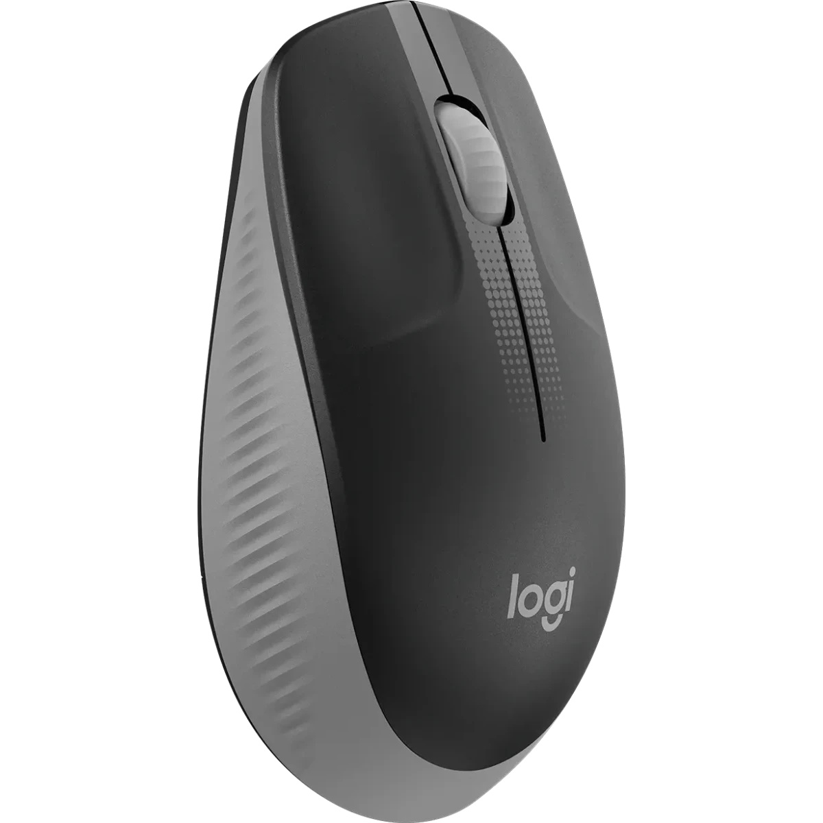 Мышь беспроводная Logitech M190 черный/серый, 1000 dpi, радиоканал, USB, кнопки - 3