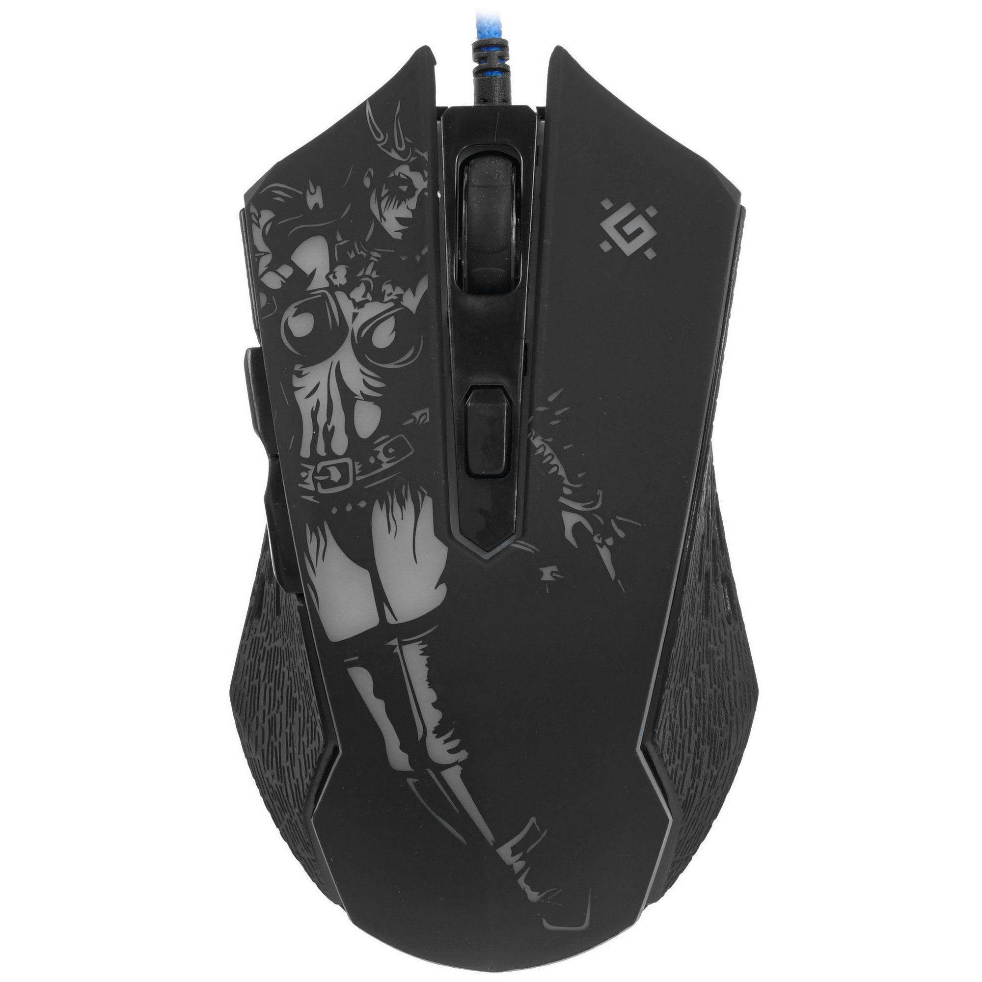 Мышь проводная Defender Sin'Sister GM-933 черный, 7200 dpi, USB, кнопки - 6