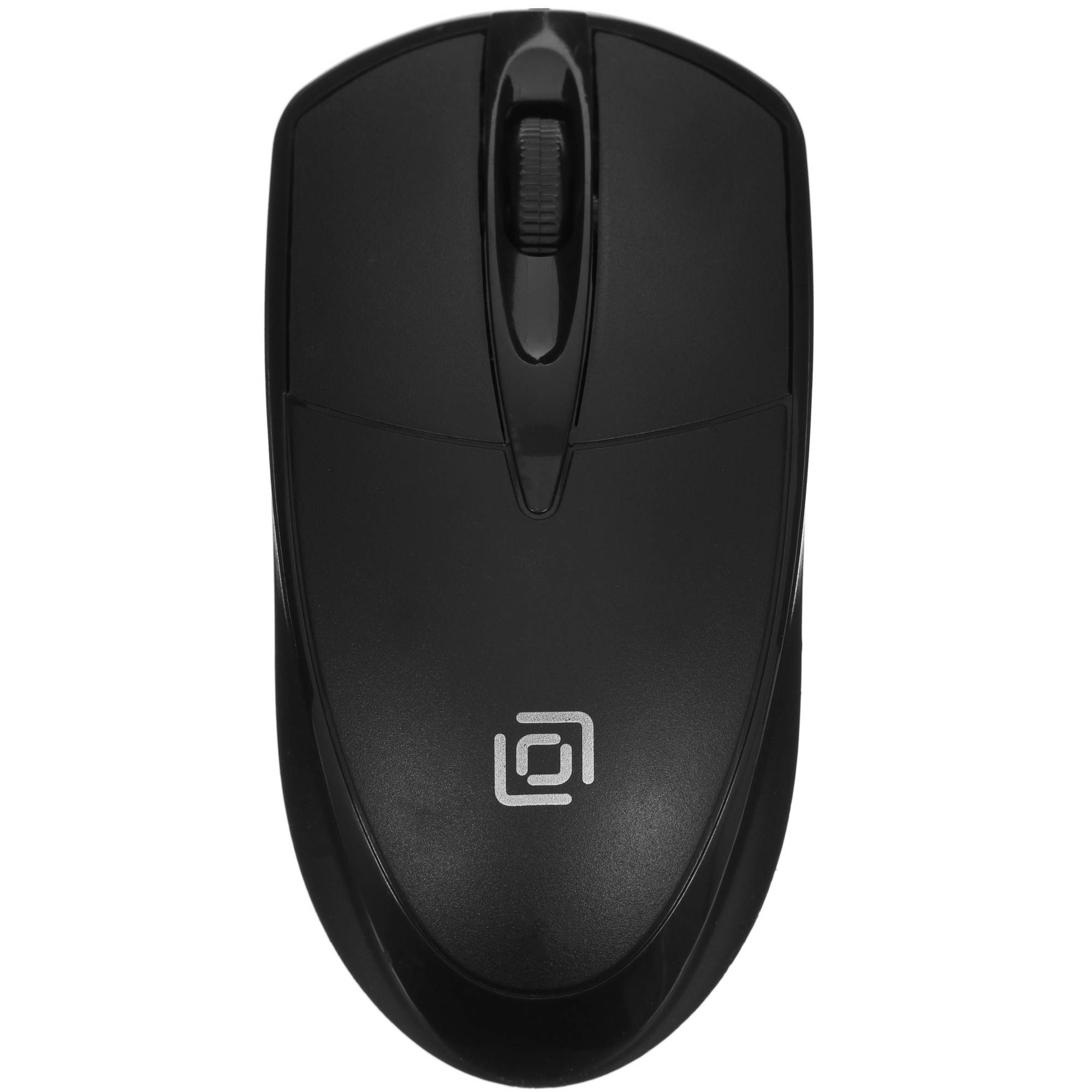 Мышь проводная Oklick 125M черный, 1200 dpi, USB, кнопки - 3