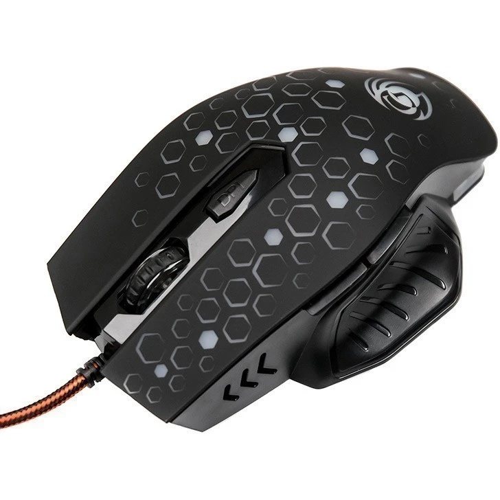 Мышь проводная Dialog Gan-Kata MGK-11U черный, 2400 dpi, USB, кнопки - 6