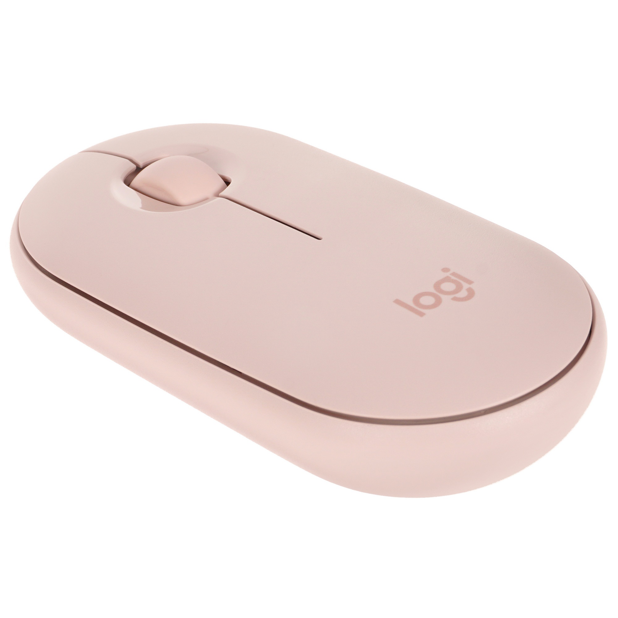 Мышь беспроводная Logitech Pebble M350 розовый, 1000 dpi, радиоканал, Bluetooth, USB, кнопки - 3