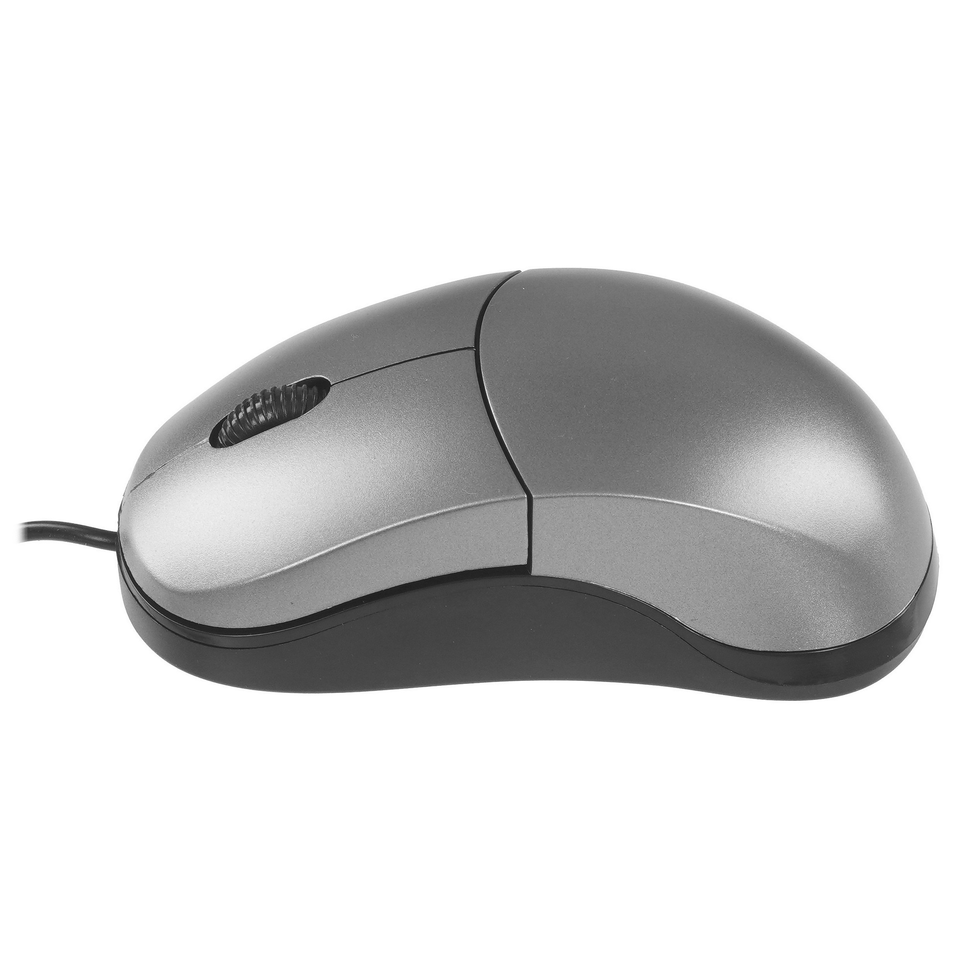 Мышь проводная Qumo Simple Office M92 серый, 1000 dpi, USB, кнопки - 3