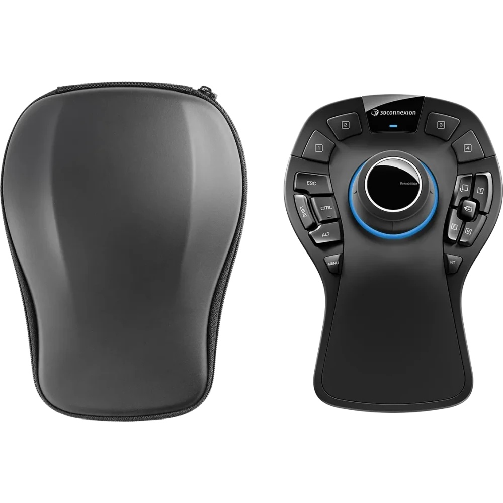 Мышь беспроводная/проводная 3DConnexion SpaceMouse Pro Wireless (3DX-700119) черный, радиоканал, Blu